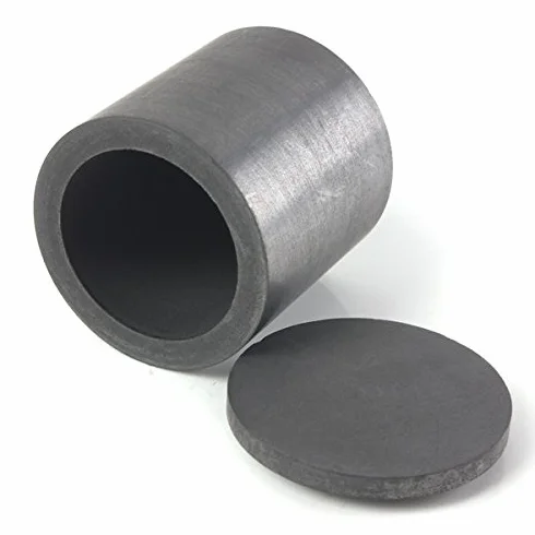 EsportsMJJ 40 * 40Mm Grafite Crogiolo Con Coperchio Laboratorio Articoli Di Fornitura