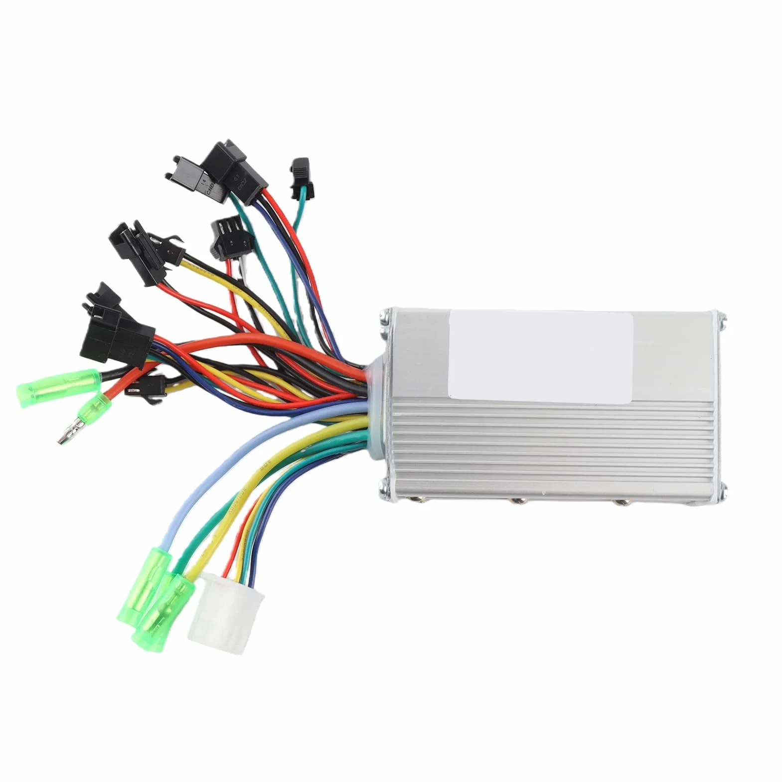 Controller Motore CC 36V 48V Controller Compatto e Durevole per Bici Elettriche con Cablaggio in Lega di Alluminio