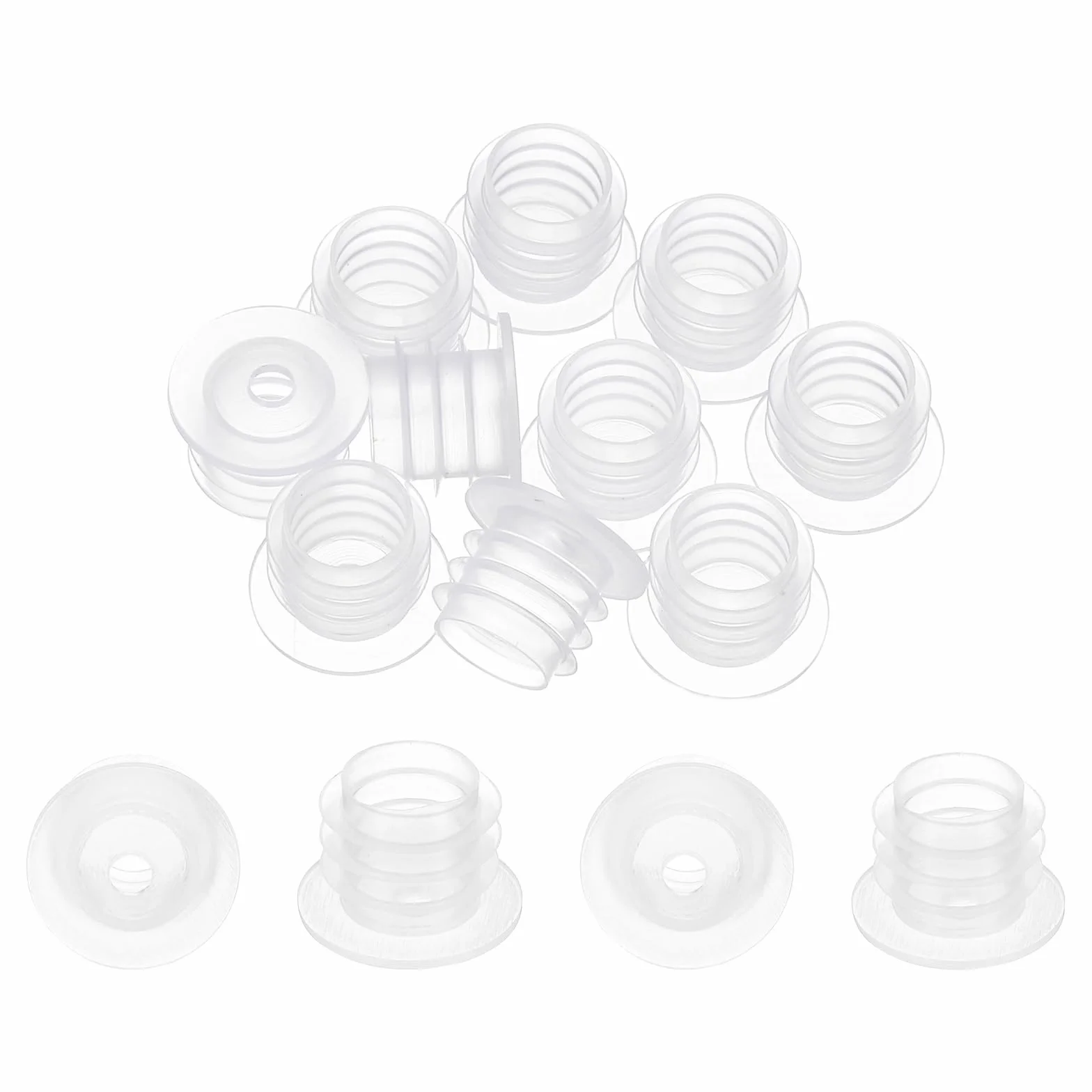 PATIKIL Adattatore Per Bottiglia 11.5mm 10 Pz, Adattatori A Pressione 3mm Per Dispenser Orali Liquidi