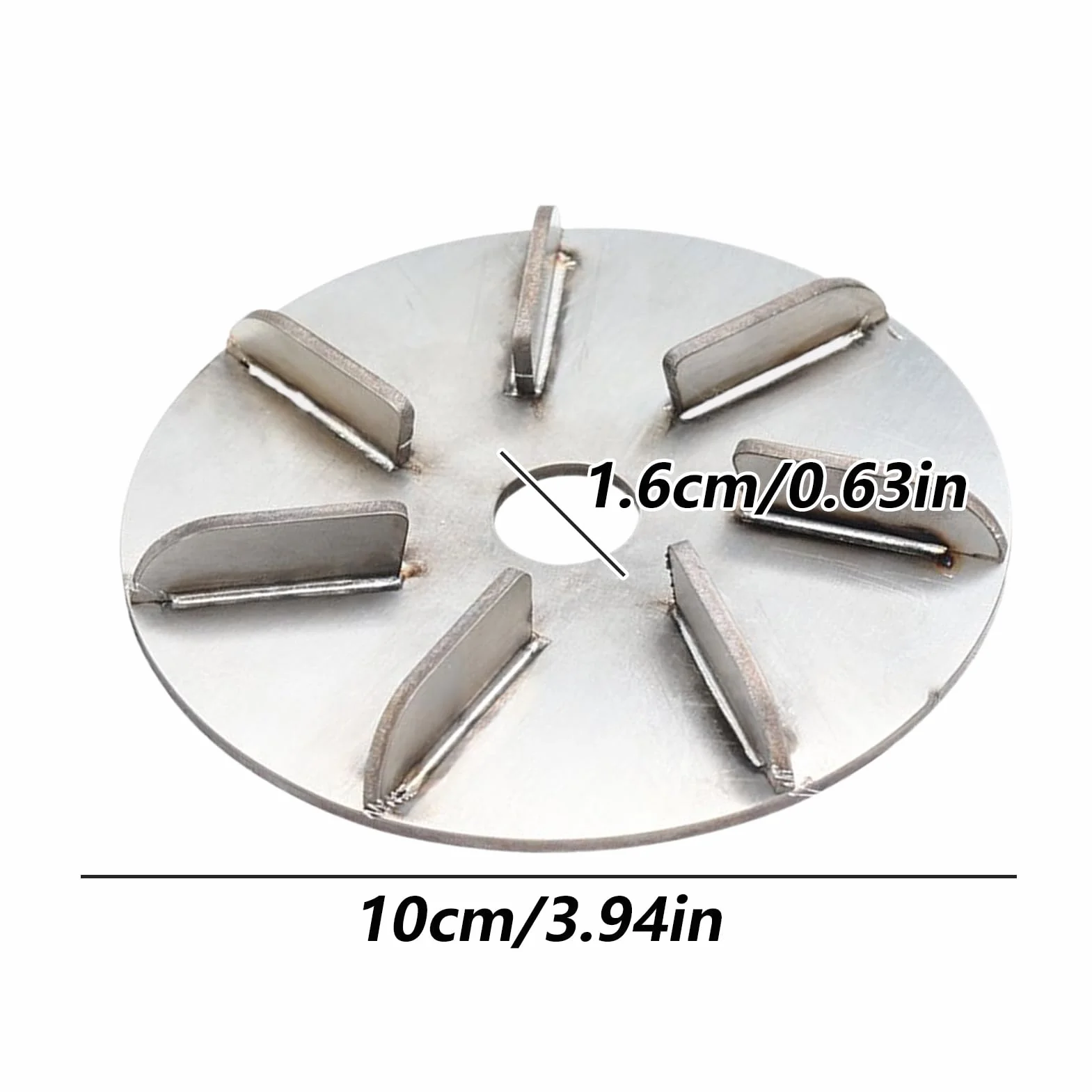 Disco raschietto per la rimozione dei dei maiali, facile da pulire, 10 cm, strumento per raschietto per suini, rimozione di maiale, leggero, per galline, galli, pollo, , pecora, pollame