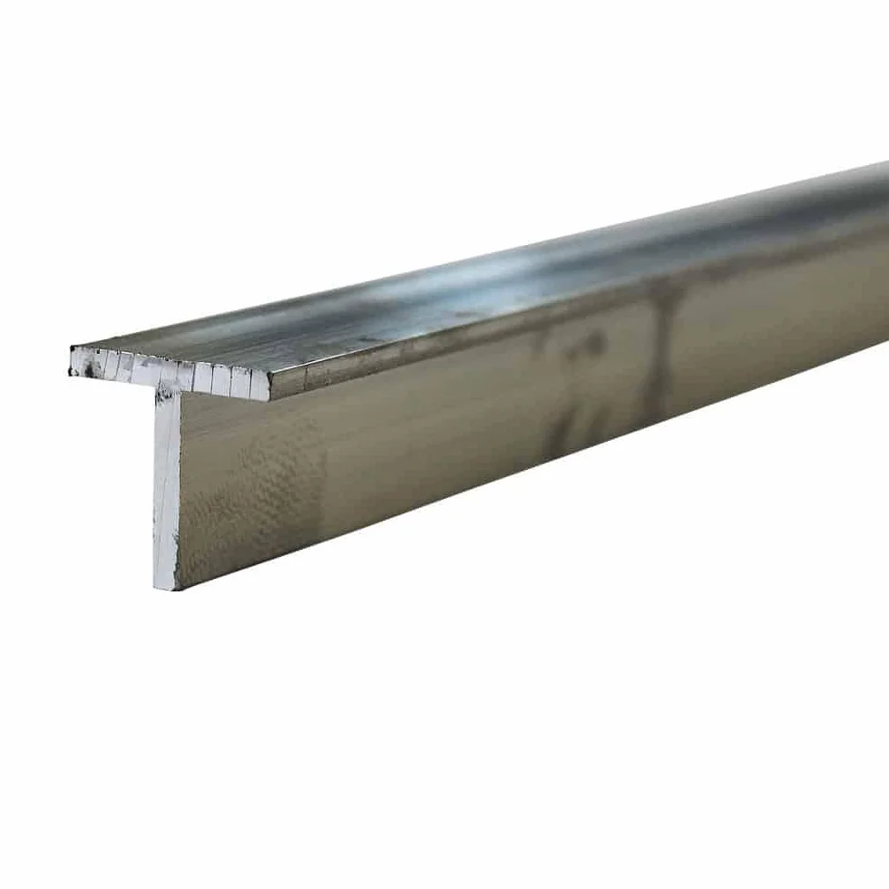 Profilo in Ferro a T 3 Metri 25x25 30x30 35x35 mm Barre Grezze per Telai Saldabile Verniciabile