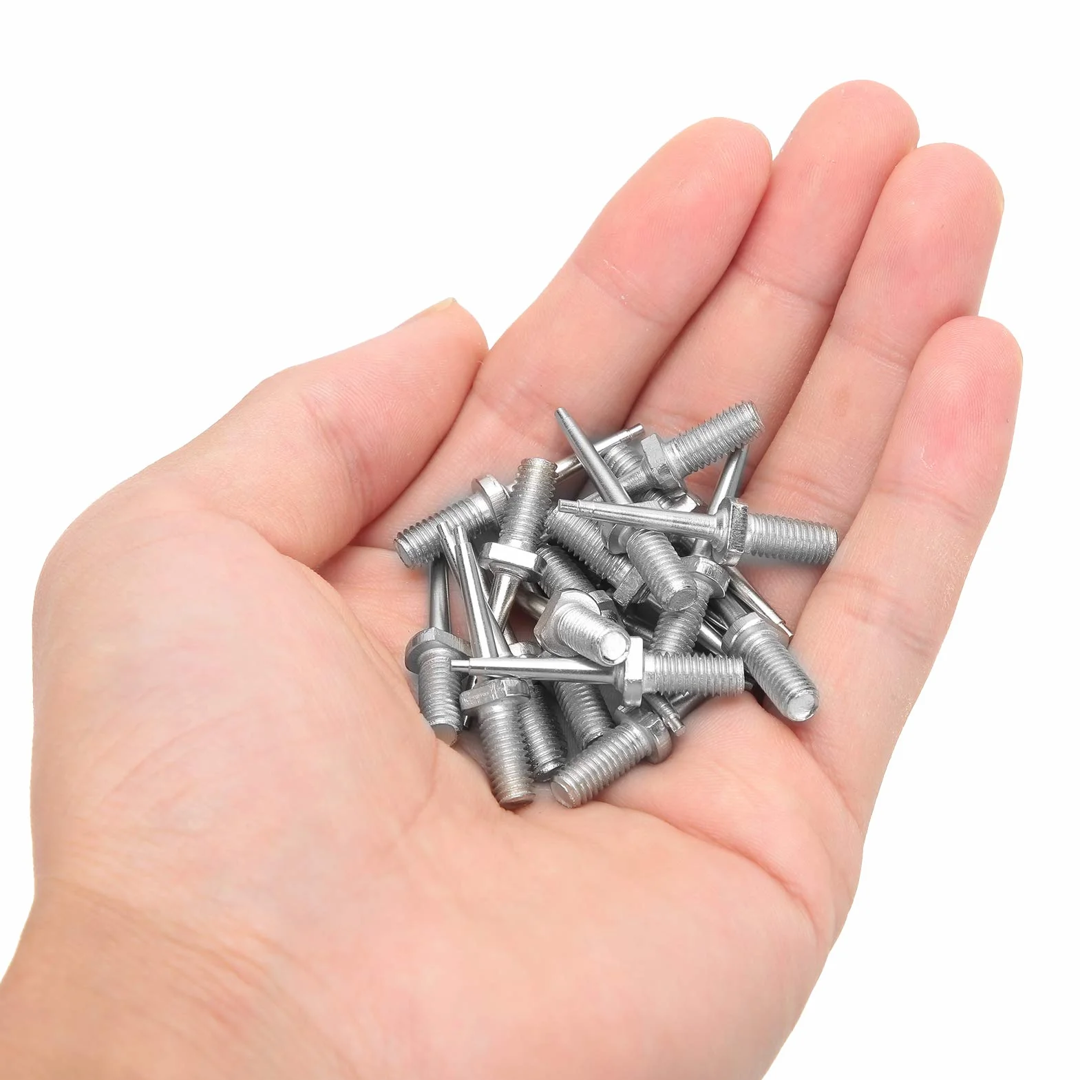 Voluxe Pin di Ricambio per pinze per Marchi Auricolari Animali, Perno per Marchio Auricolare per Bestiame, Perno per suini bovini Ovini per bovini(Stainless Steel Ear Tag Needle)