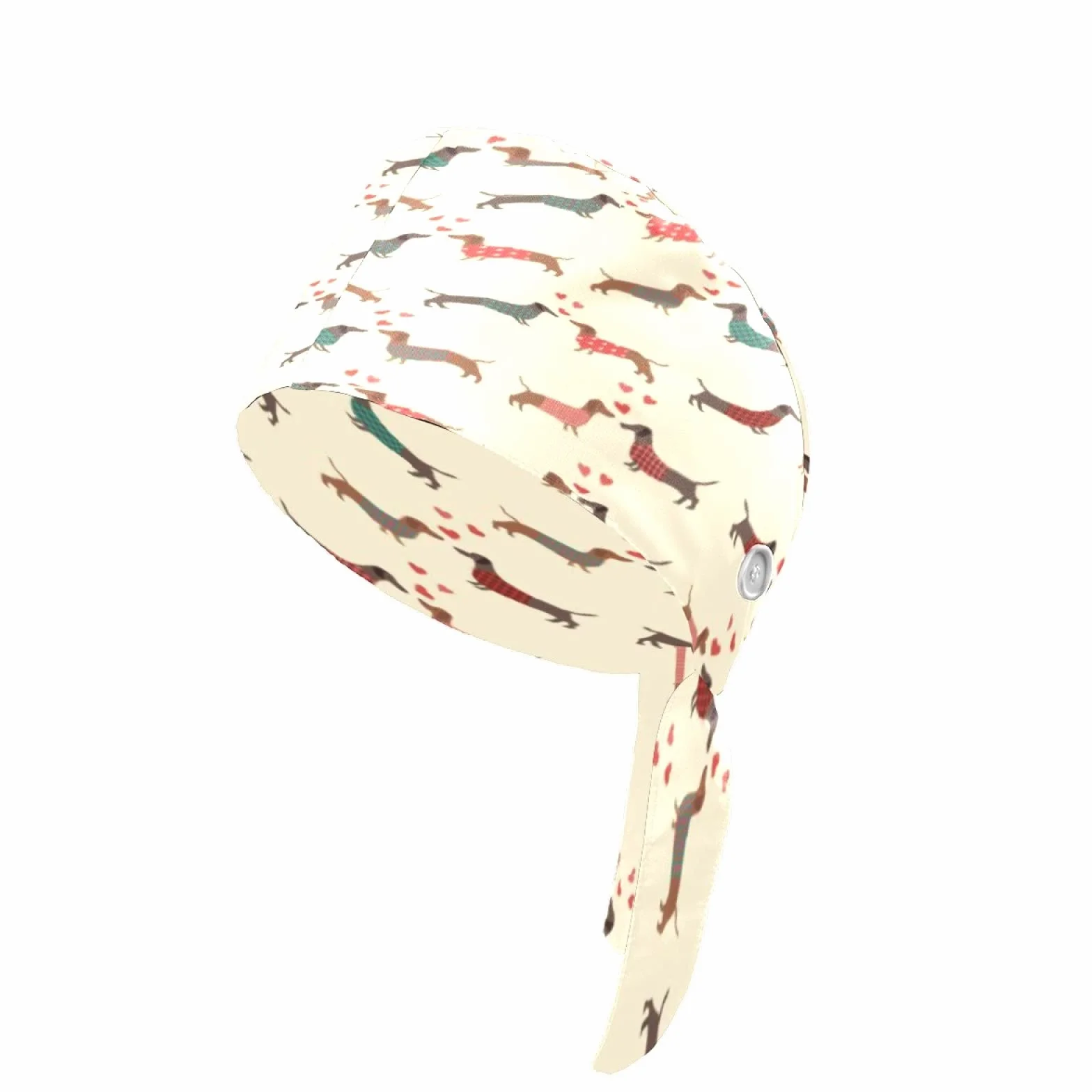 Cappello da lavoro da donna regolabile con bottoni a fascia per sudore