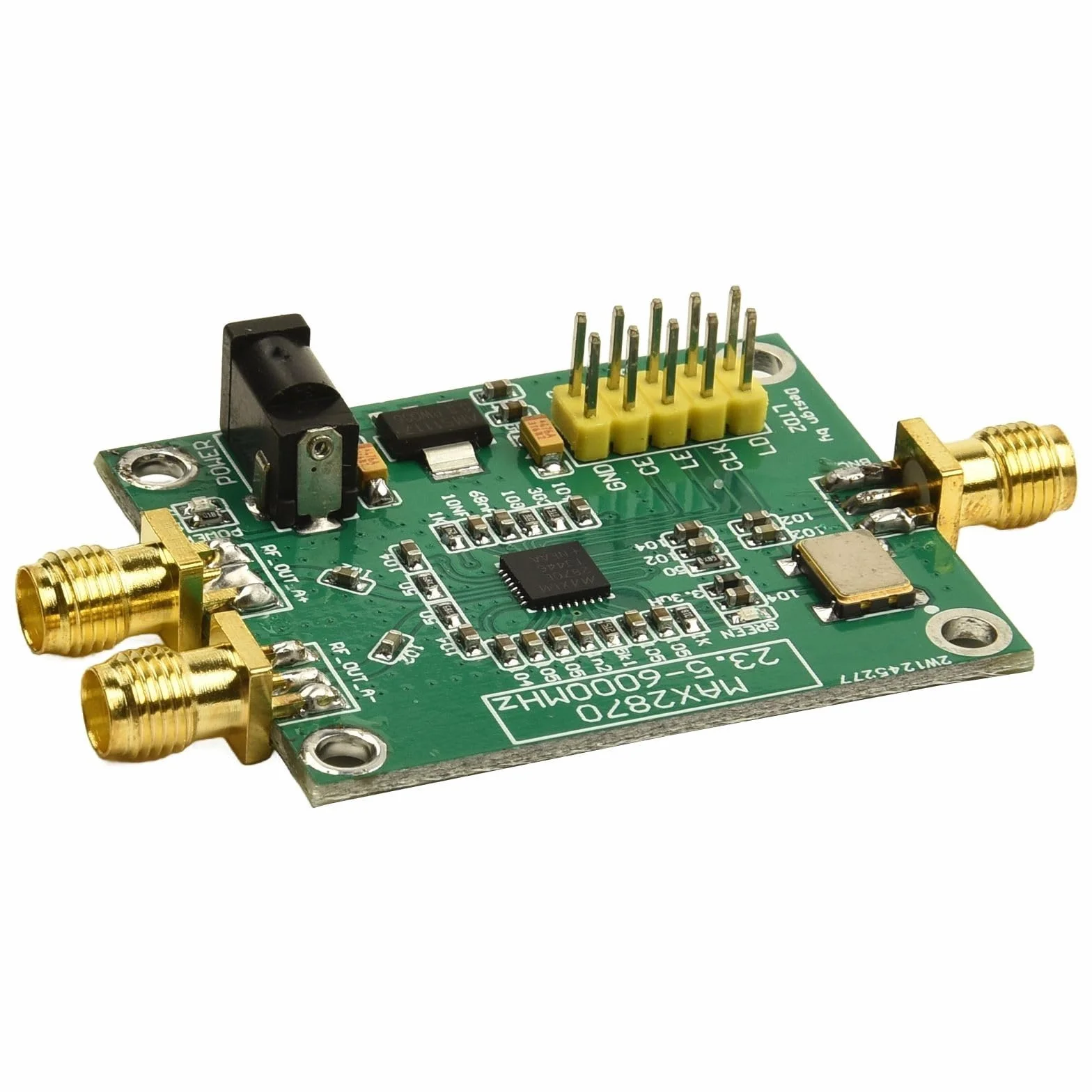 MAX2870 PLL VCO Generatore di Segnale 23-56000MHz RF Sorgente per STM32 Dual Channel Output