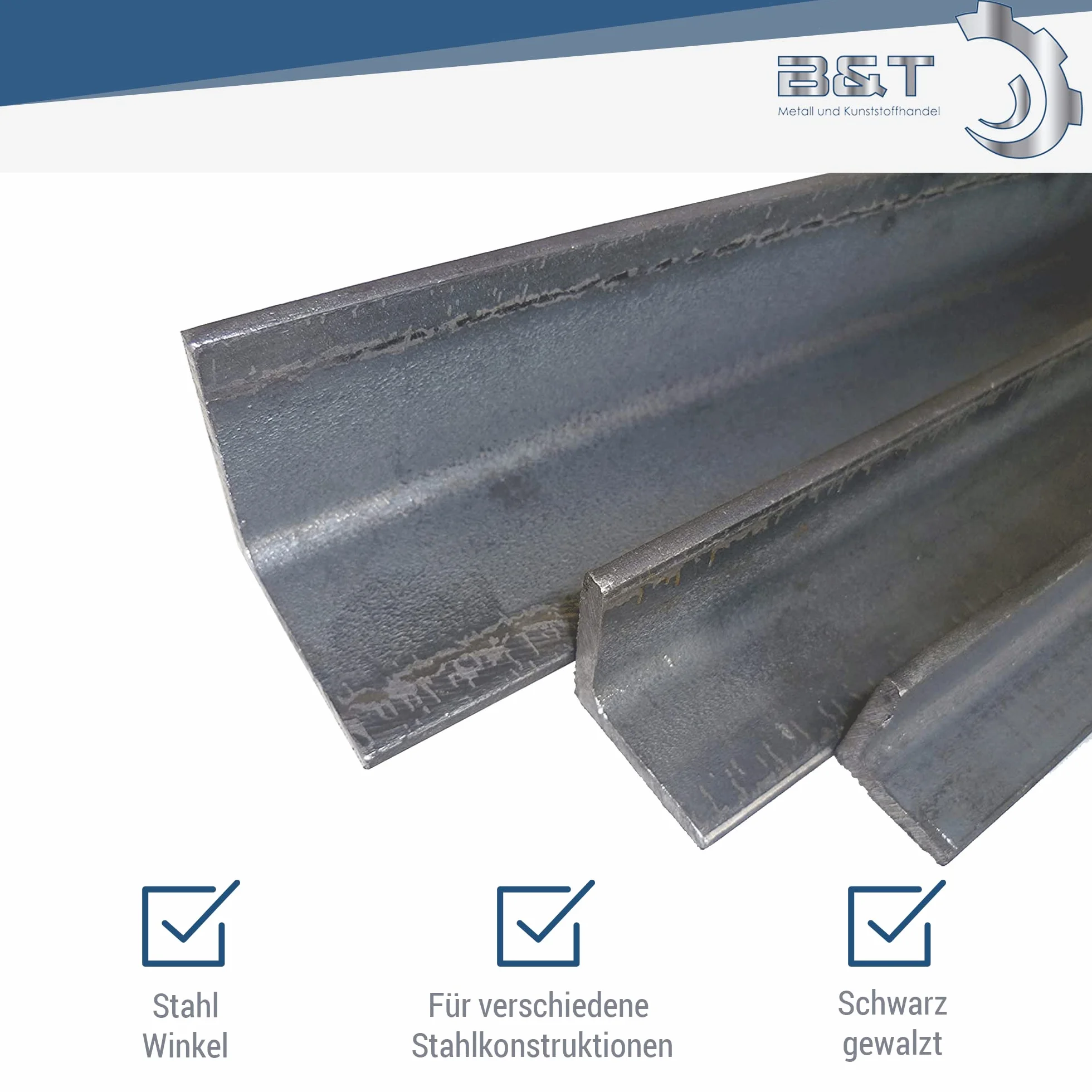 Kątownik stalowy B&T Metall 25x25x3 mm 2000 mm S235