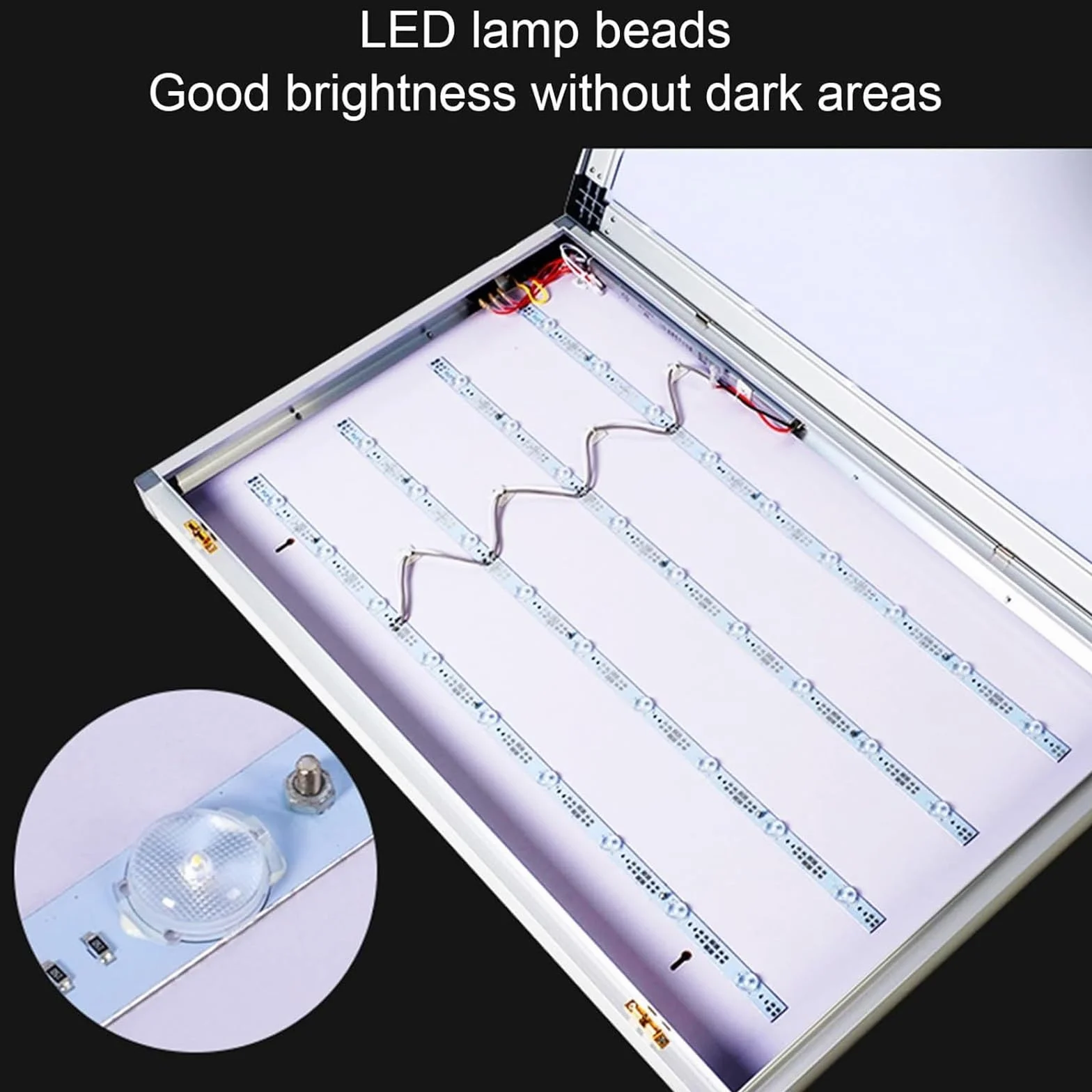 Negativoscopio a LED Scatola di visualizzazione medica a luminosità regolabile 77x47cm per pellicole radiografiche