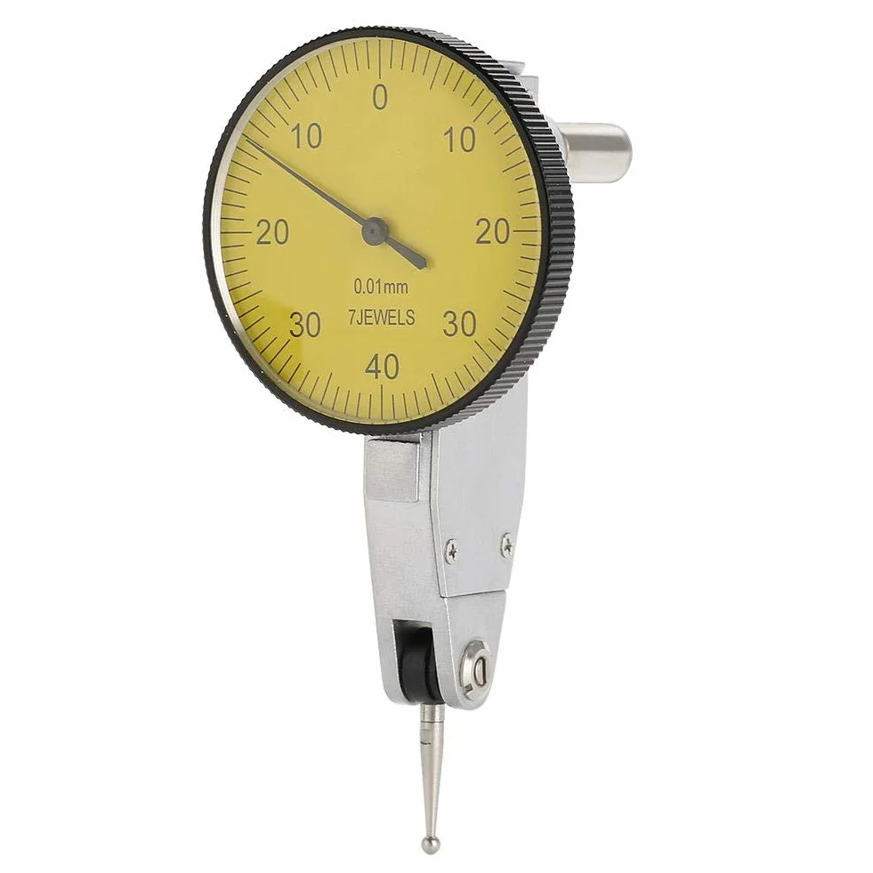 Indicatore di prova del quadrante, indicatore di prova con quadrante di precisione 0,01 mm per misurazione durante i lavori di lavorazione, tracciamento e ispezione