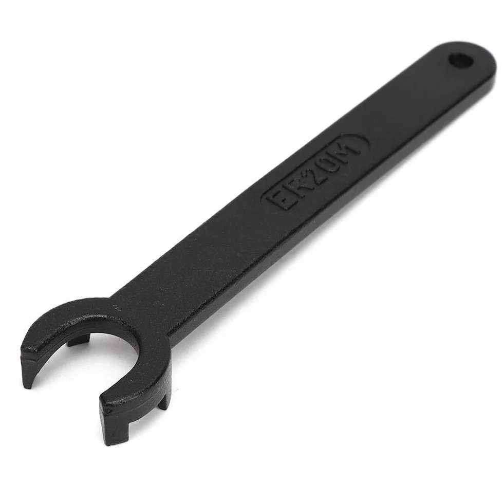 Chiave a pinza per serraggio, acciaio ad alto tenore di carbonio CNC Chiave a dado di serraggio tipo M per chiave a dado ER Chiave tipo M elevata durezza risparmia lo sforzo durante l'uso(ER20-UM)