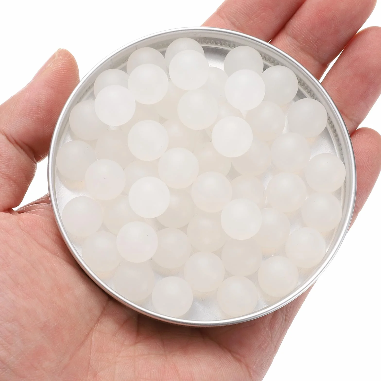 QUARKZMAN 50pz PP Plastica Cuscinetti Sferici 7/16" 11,1125mm Solido Plastica Sfere G1 Precisione Mini