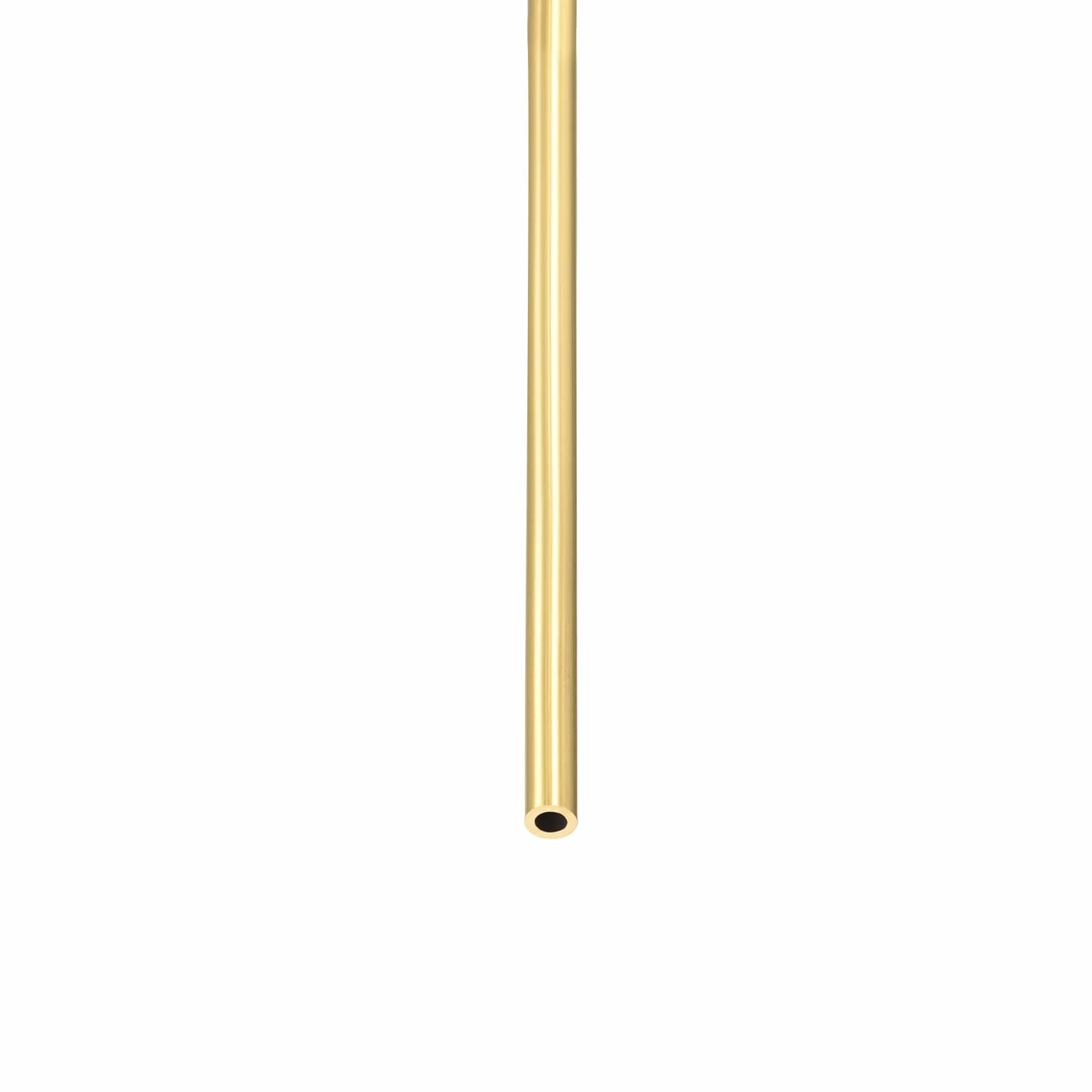 Tubo Ottone 4mm x 0.75mm x 300mm Rotondo Metallo