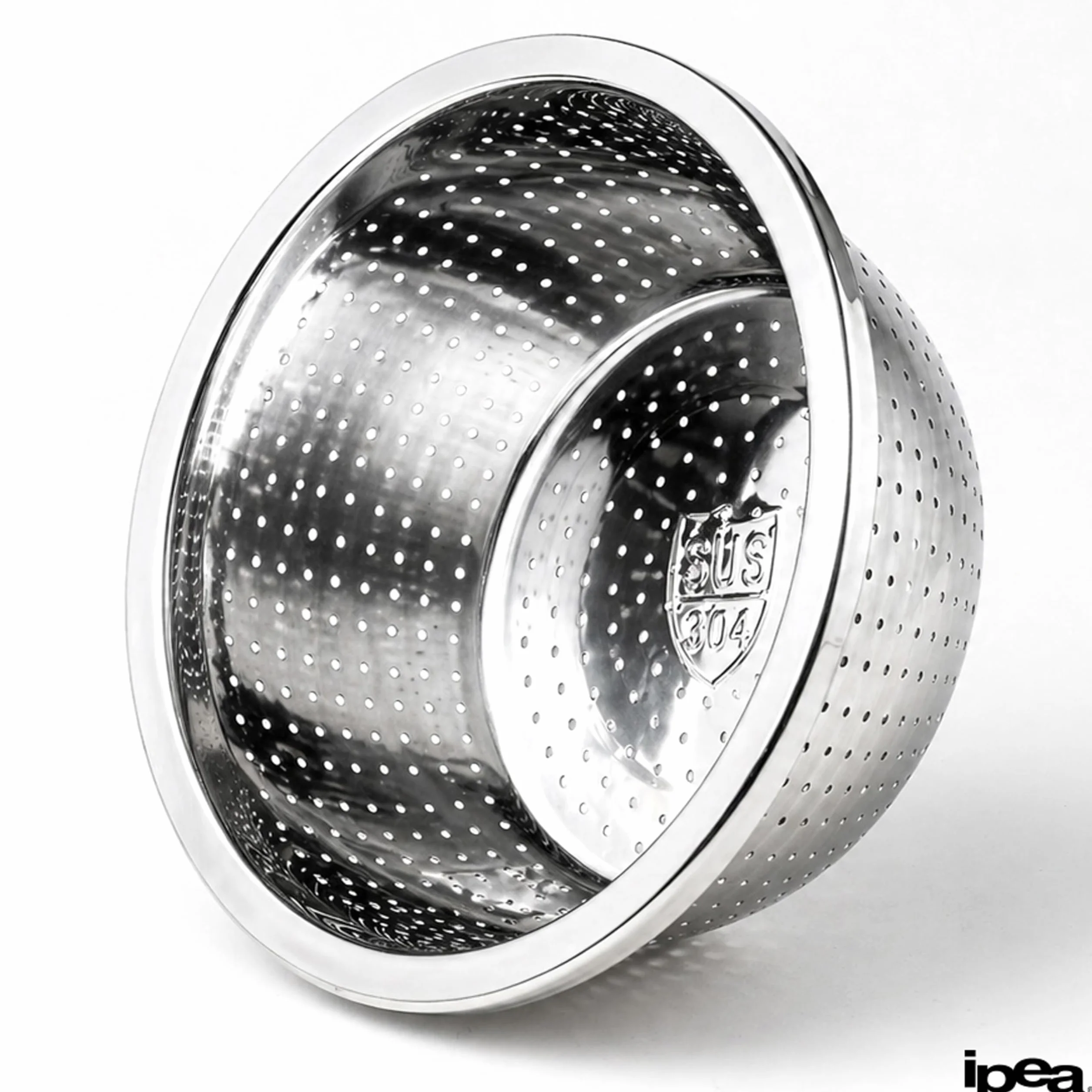 Scolapasta 24 cm Acciaio Inox Professionale - Colapasta per Pasta e Verdura - Lavastoviglie
