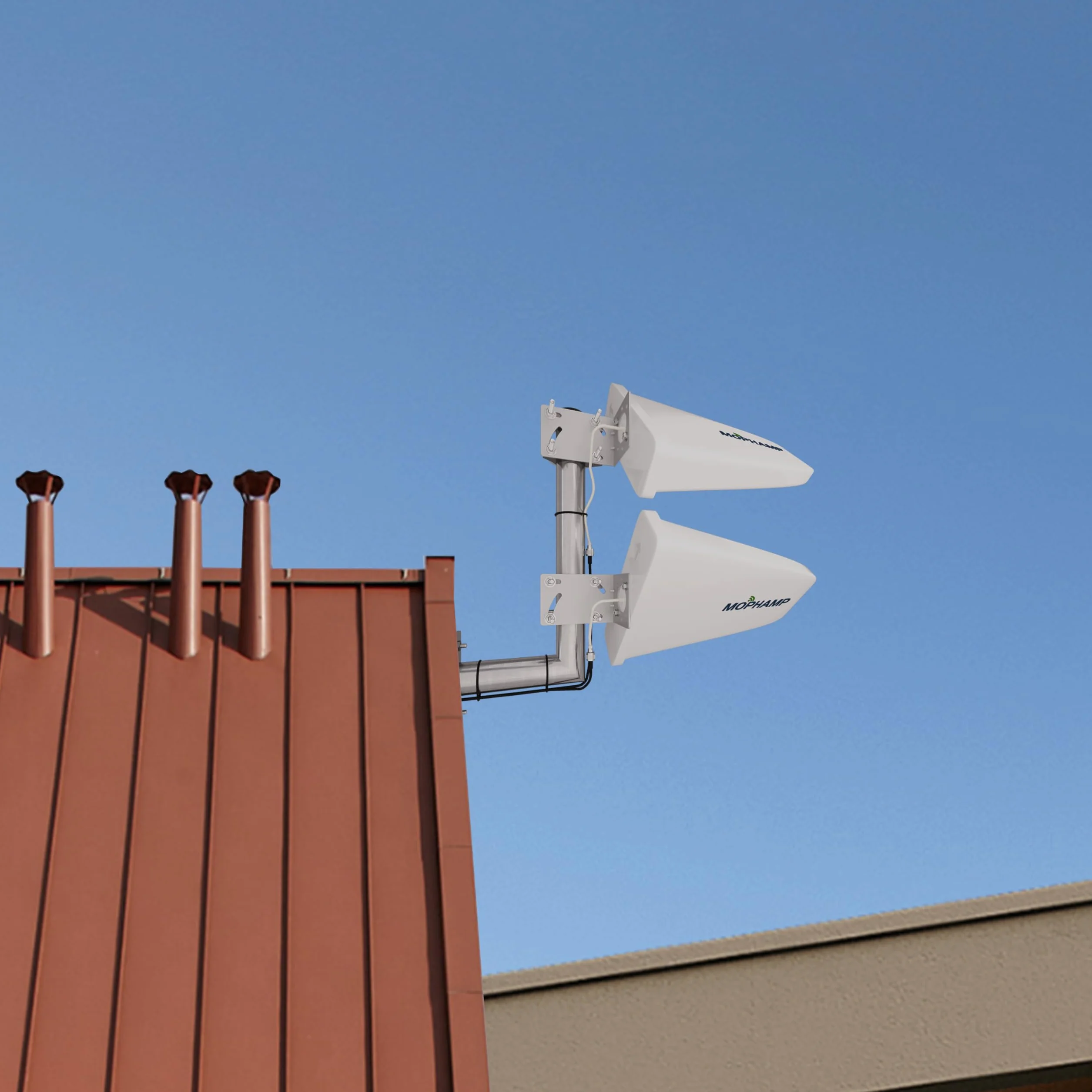 4G 5G Outdoor Antenne LTE MIMO 2x2 Richtantenne mit 10dBi hoher Verstärkung SMA/TS9 Außenantenne Standard Kit