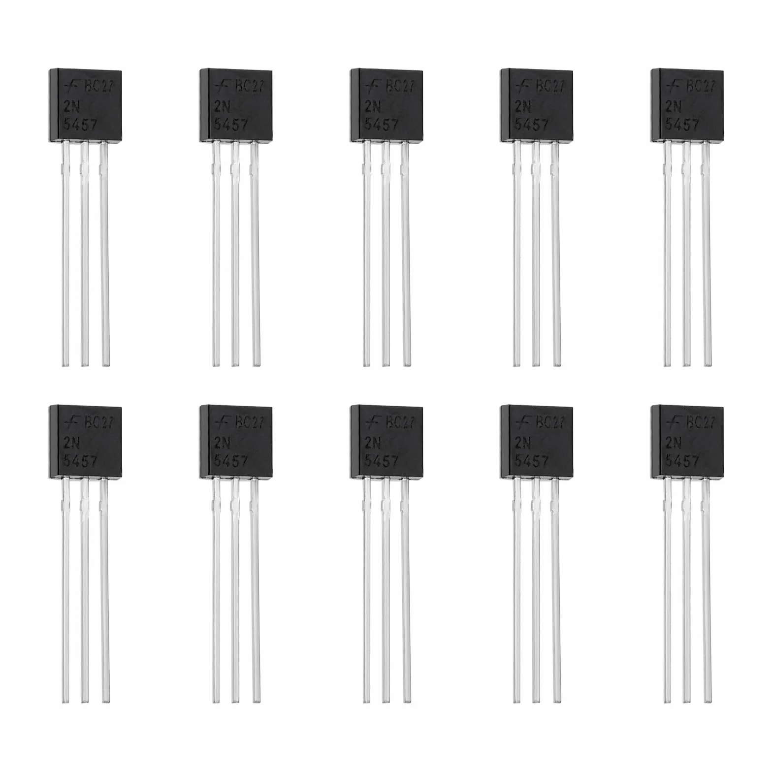Transistor a canale N 2N5457 Transistor 5457 JFET Transistor a 3 terminali Transistor per progetti fai da te di commutazione transistor di commutazione analogica