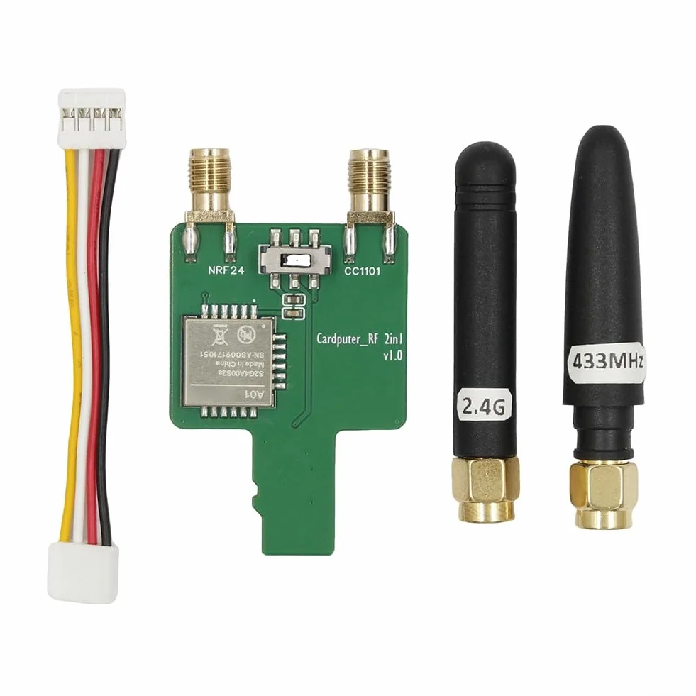 CC1101 NRF24 RF 2-in-1 Modulo, Per M5Stack Cardputer CC1101 RF 2-in-1 Modulo Per Bruce Firmware Antenna Stabile RF Comunicazione