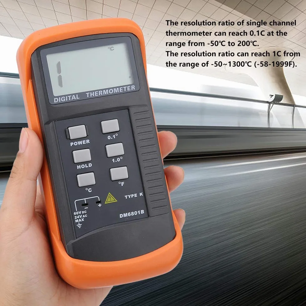 Termometro Digitale a Singolo Canale K -50-1300°C
