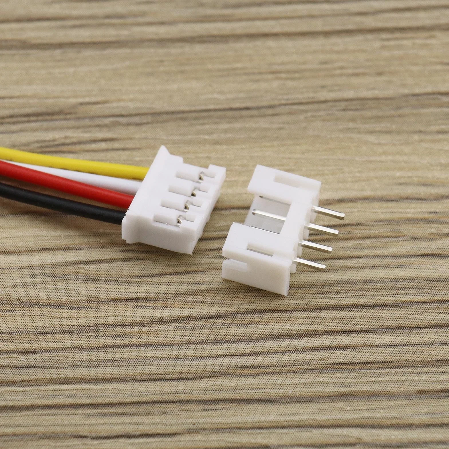Create idea 20 Set JST 2.0 PH Connettore A 4 Pin Include 20 Pezzi Mini Connettore Femmina A 4 Pin Con Cavo Da 150mm E 20 Pezzi Micro Connettore Maschio A 4 Pin