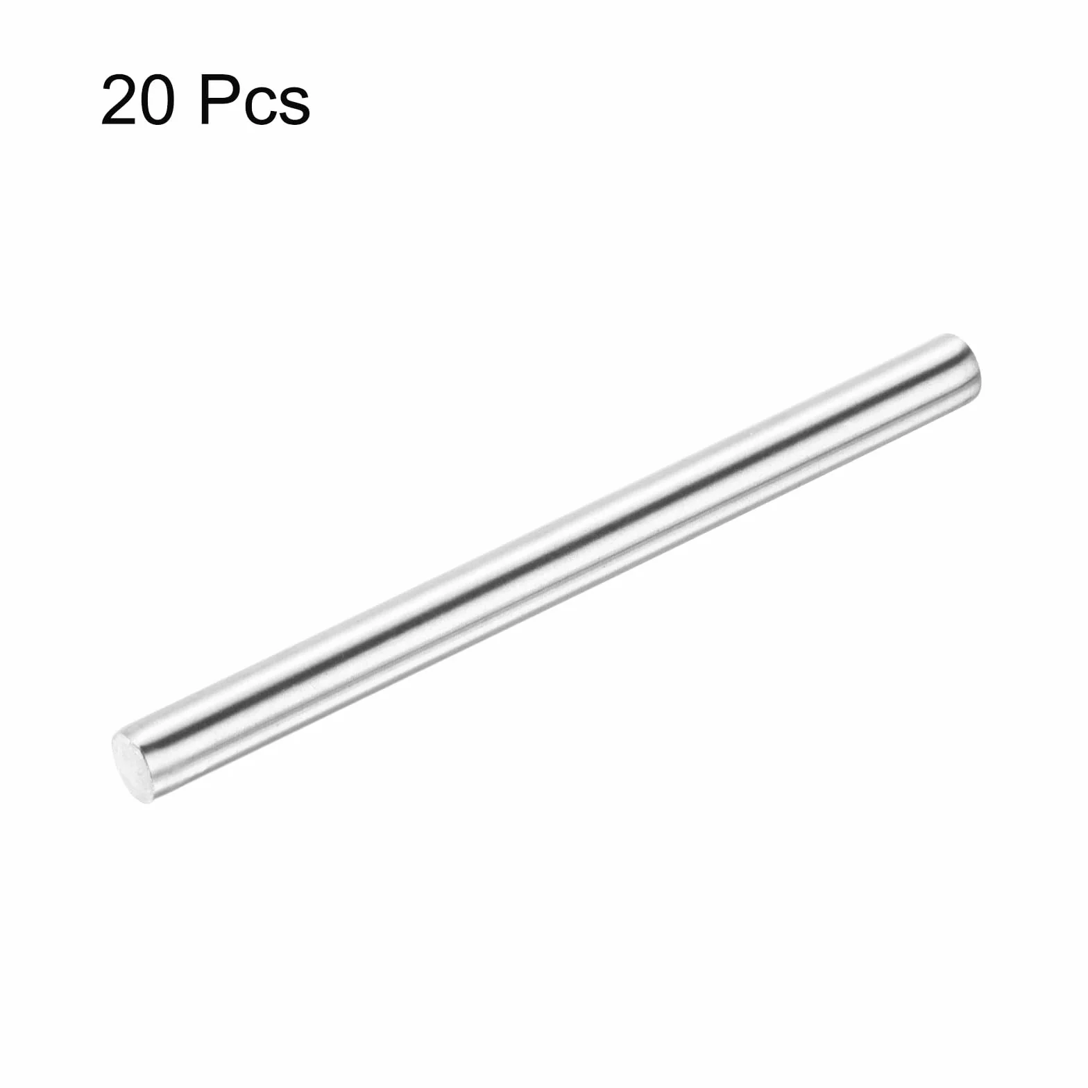 Asta Tonda in Acciaio Inossidabile 304 8mm x 100mm 20pz per Progetti Fai da Te