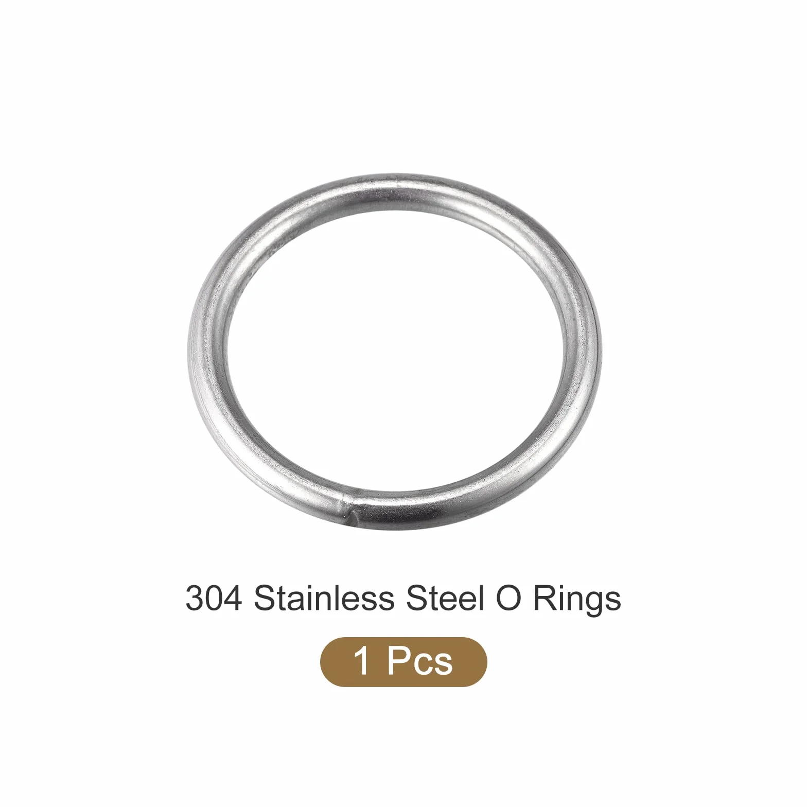 METALLIXITY 304 Acciaio Inossidabile Cerchio 100mm OD 10mm Spessore 1pz Saldato Rotondo