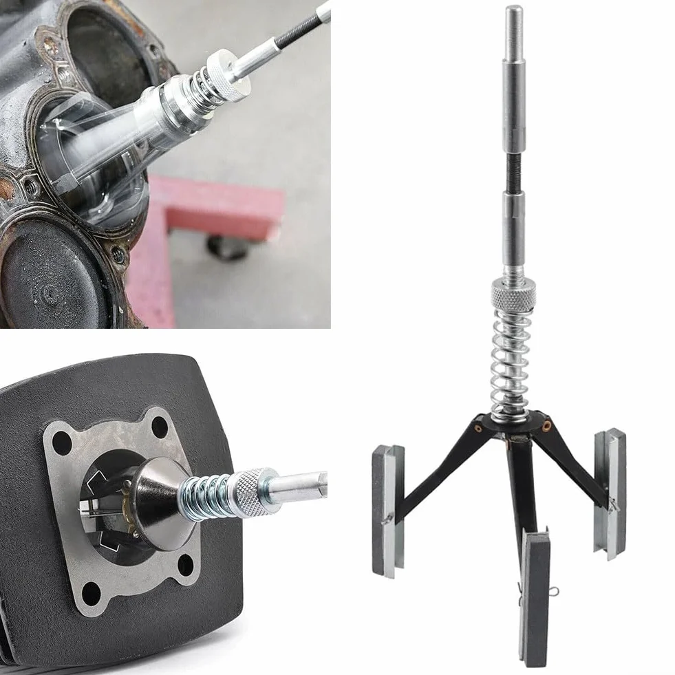 Cilindro motore Hone, 18-63 mm Cilindro del freno del motore dell'automobile Hone Flex Hole Levigatura Strumento di levigatura regolabile per trapano elettrico o pneumatico