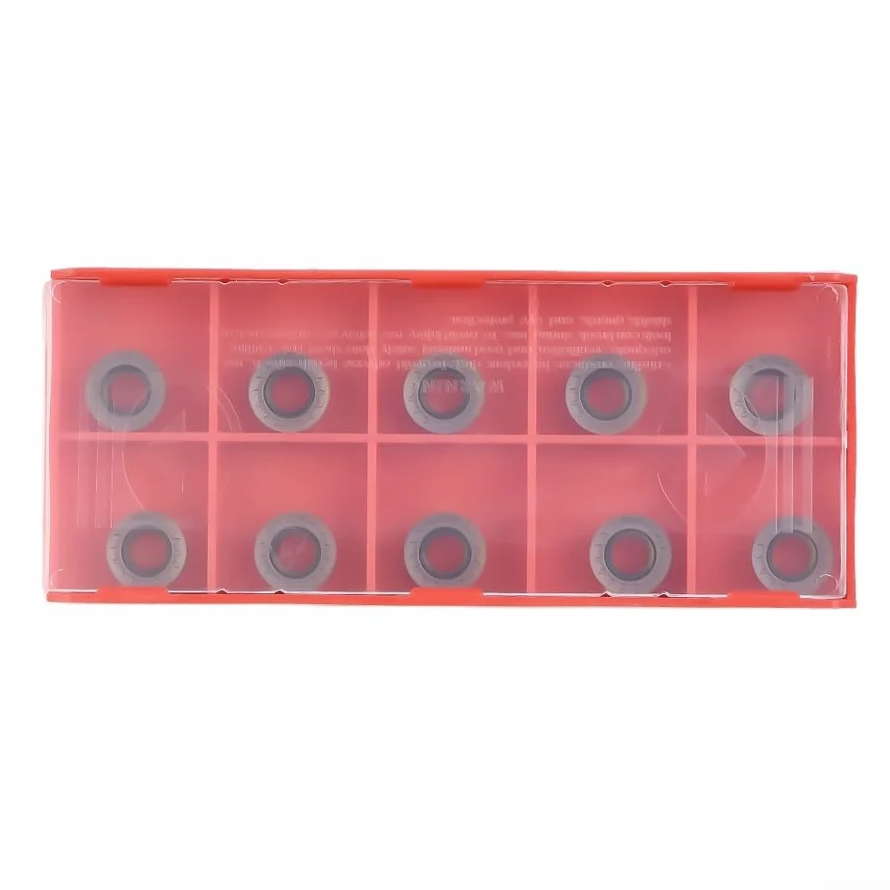 Inserti in carburo RPMT10T3MOE VP15TF, 10 pezzi per tornio di precisione