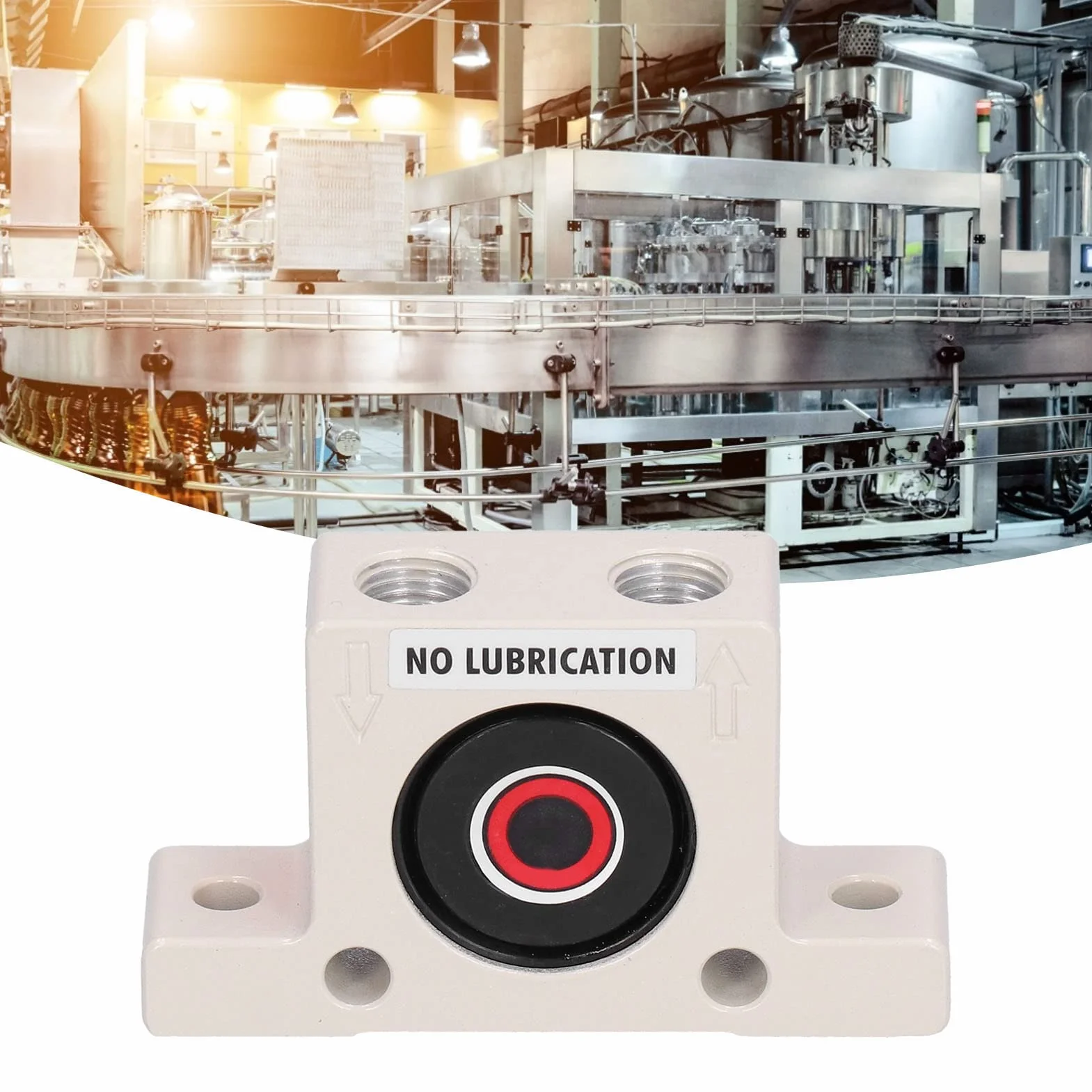 Vibratore Pneumatico a Sfera 1/4 Pollice Filettatura K10 Silenzioso Industriale per Tavolo Vibrante