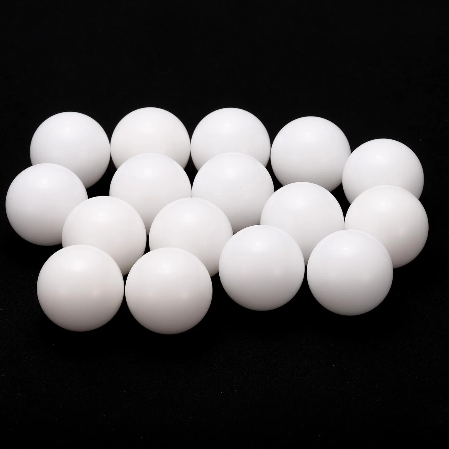 sourcing map 100 sfere per cuscinetti in POM da 12,7 mm, plastica solida, precisione