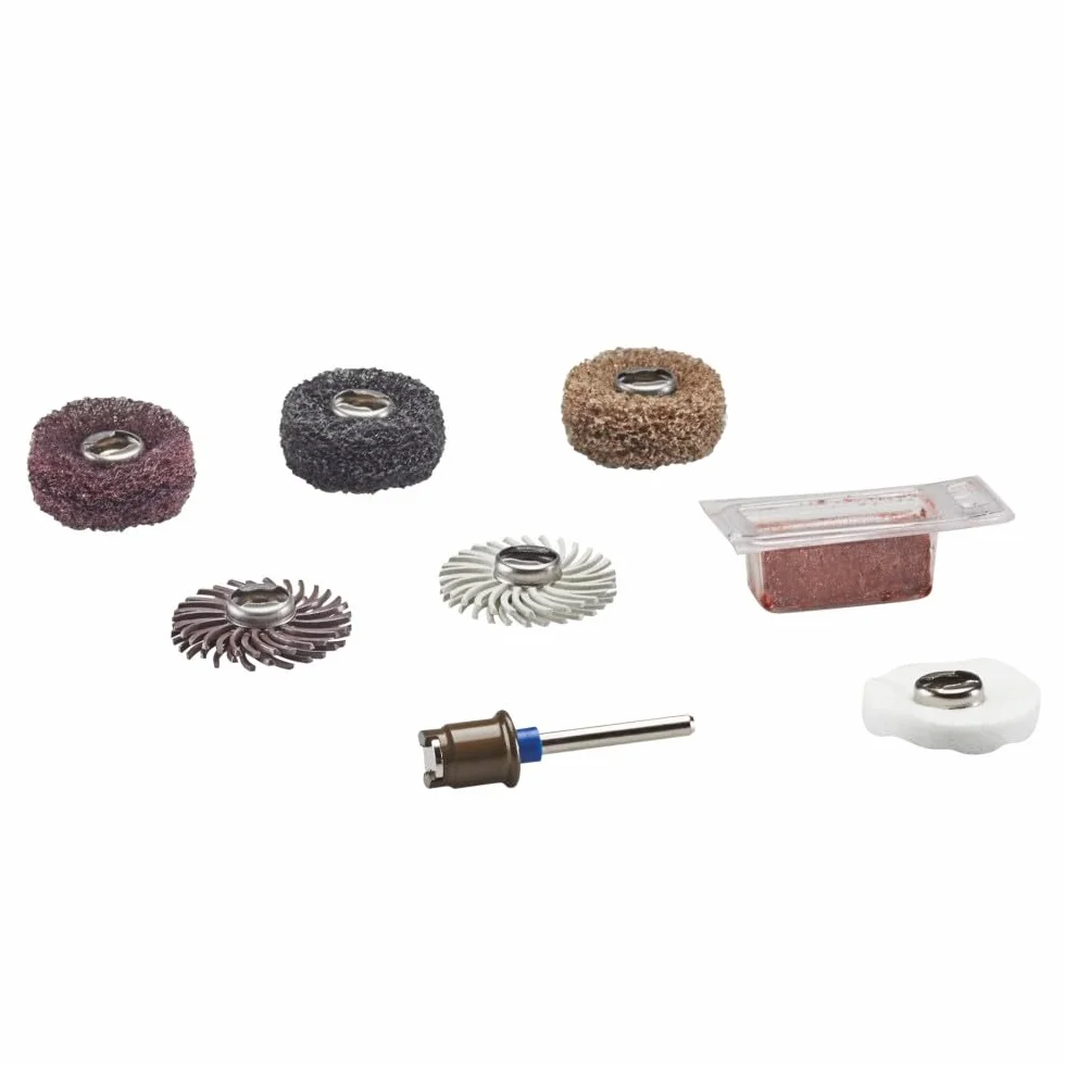 Dremel EZ726-01 EZ Lock Set di accessori per levigatura e lucidatura 8 pezzi