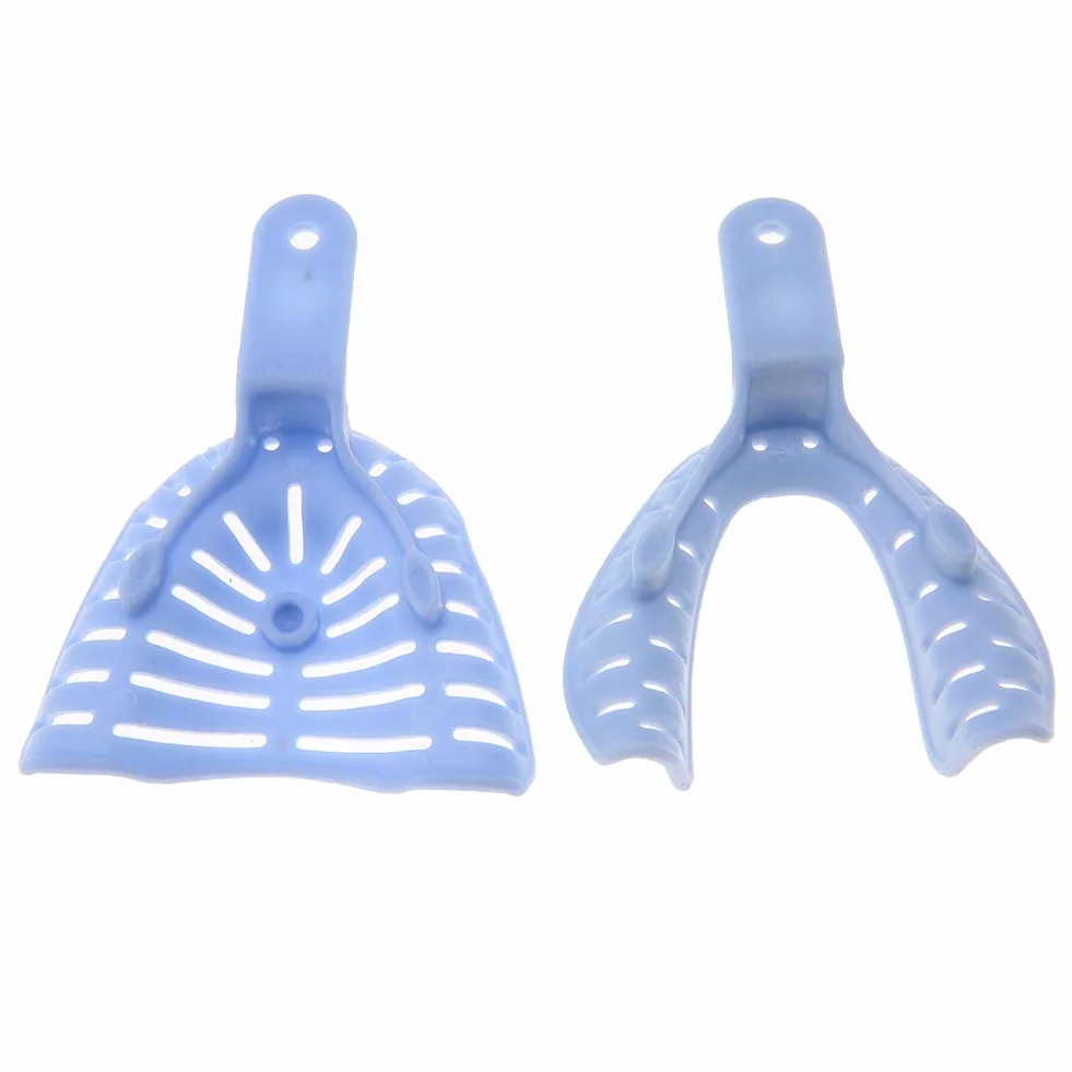 Vassoio Dentale in Plastica 6 Pezzi, Vassoi per Impronte Dentali