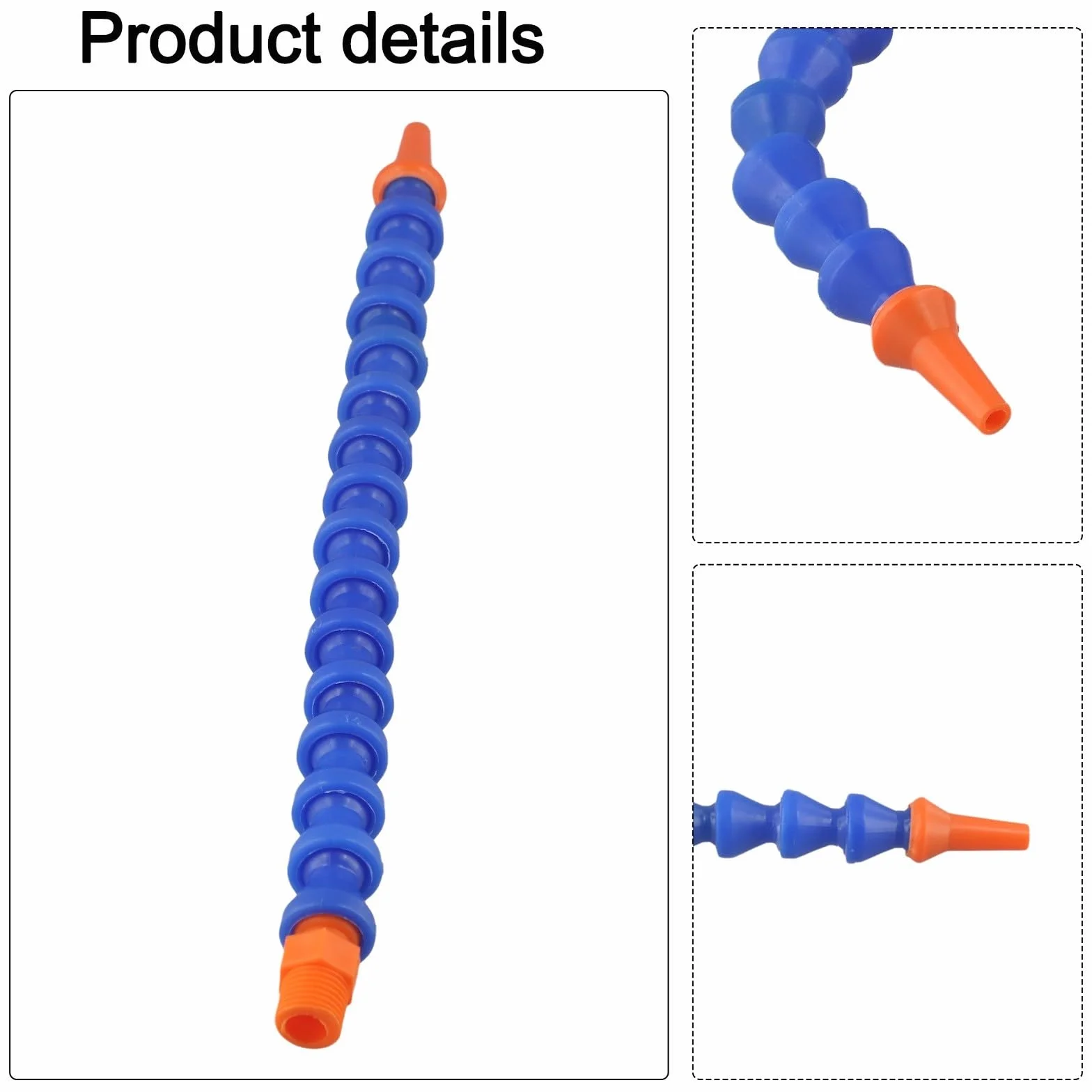 Tubo refrigerante 1/2 pollice con interruttore per tornio BPS 30-60CM per fresatrice CNC, tubo di raffreddamento acqua olio in plastica regolabile, ugello rotondo o piatto