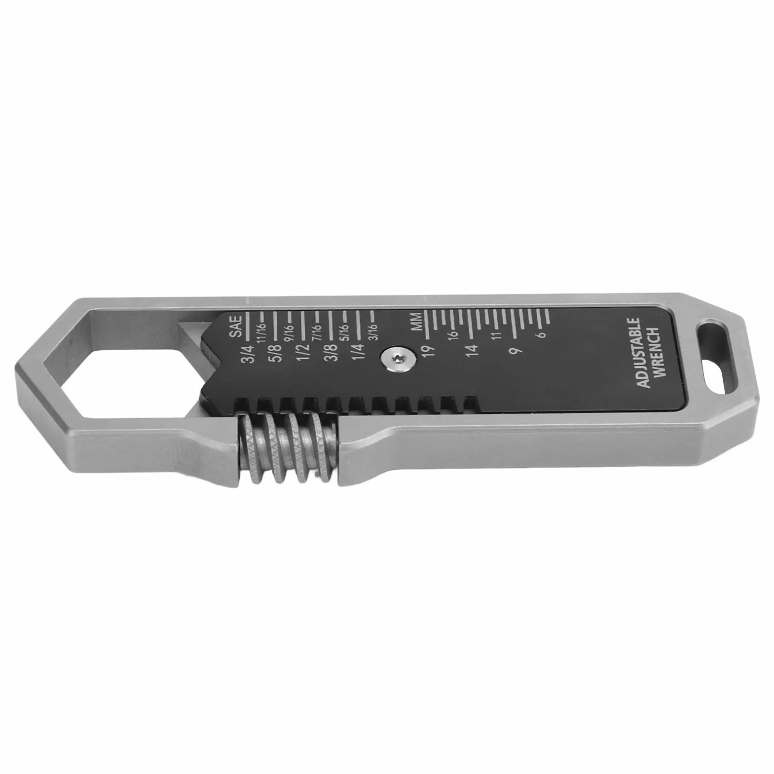 Generic S EDC Wrench Tools Clip Morsetto Pieghevole Smontaggio Chiave Clip Chiusura Pieghevole Portatile Chiave Regolabile