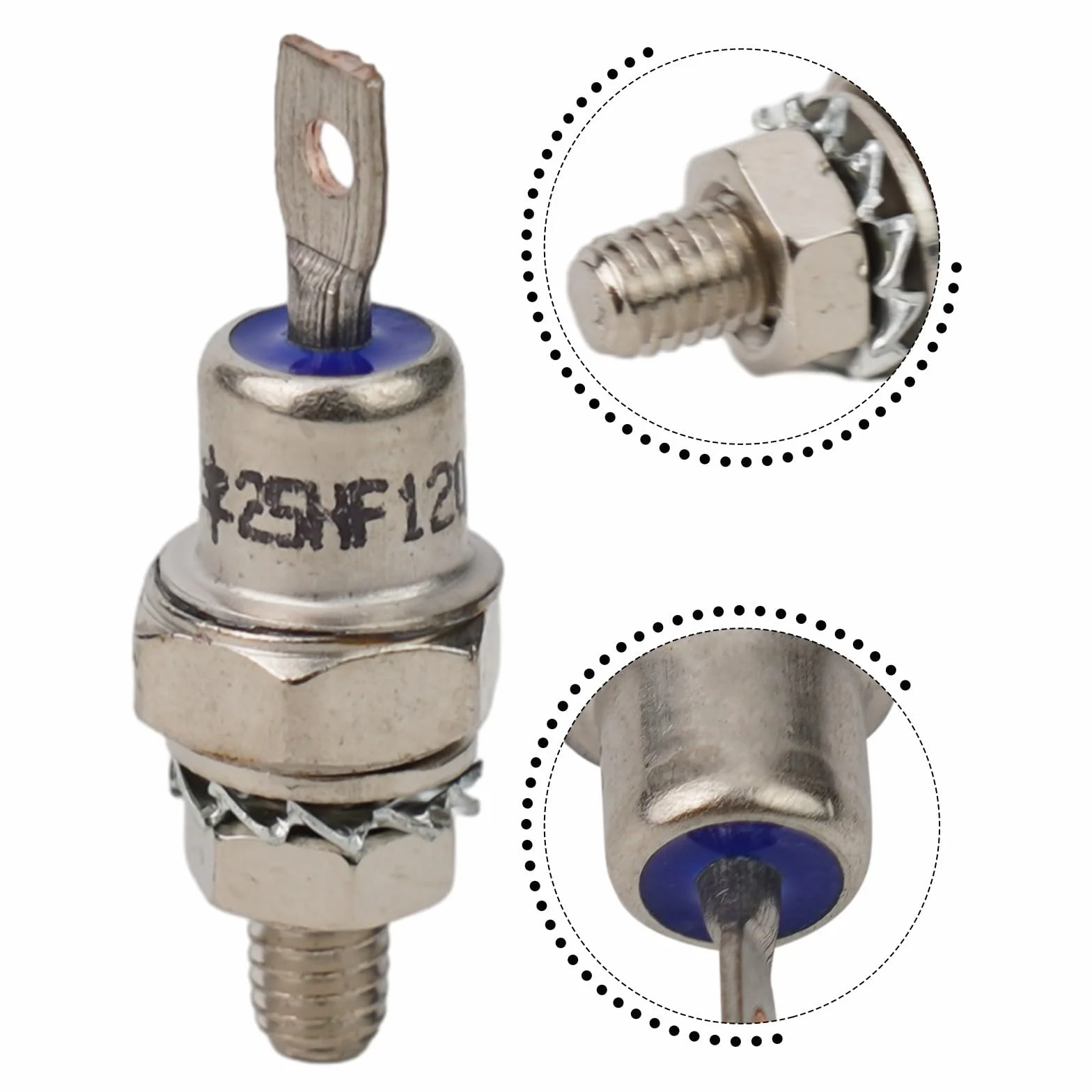 Diodo raddrizzatore 85A/70A/50A/40A/25A 1200V con montaggio perno per applicazioni elettriche (25HF 120)