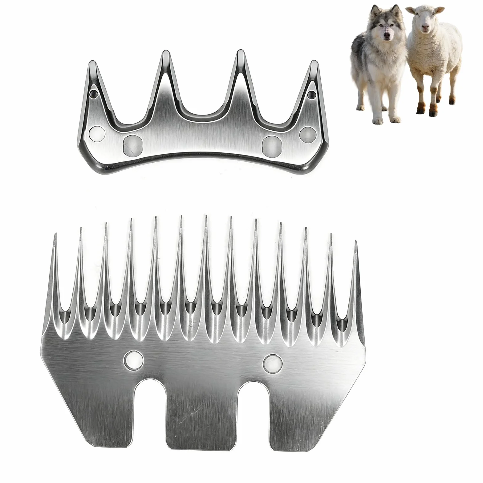 Lama Elettrica per Tosatura Pecore 13 Denti Incisivi Pettine Lana Resistente Usura Rasatura
