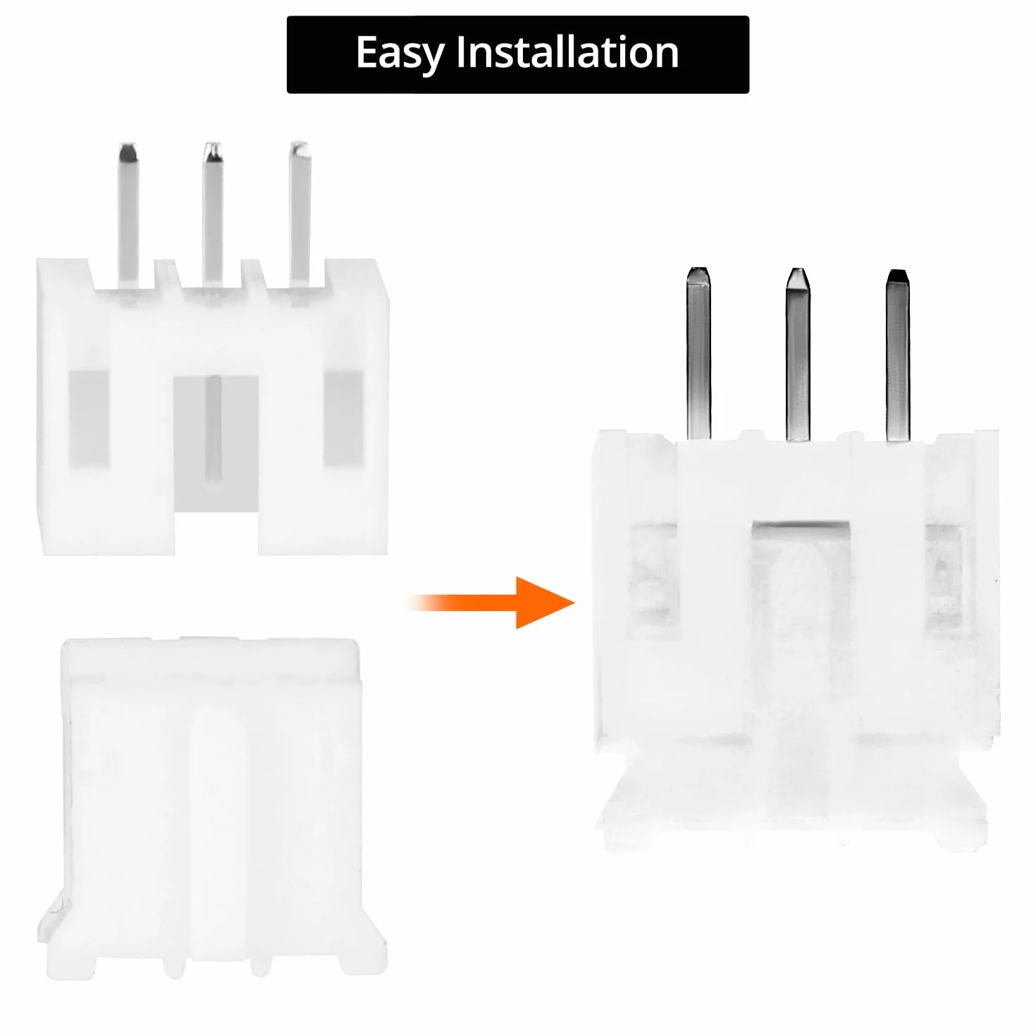 QWORK® 580 Pezzi kit connettori JST, adattatore JST-PH 2,0 mm 2/3/4/5/6 pin con terminale a crimpare pin