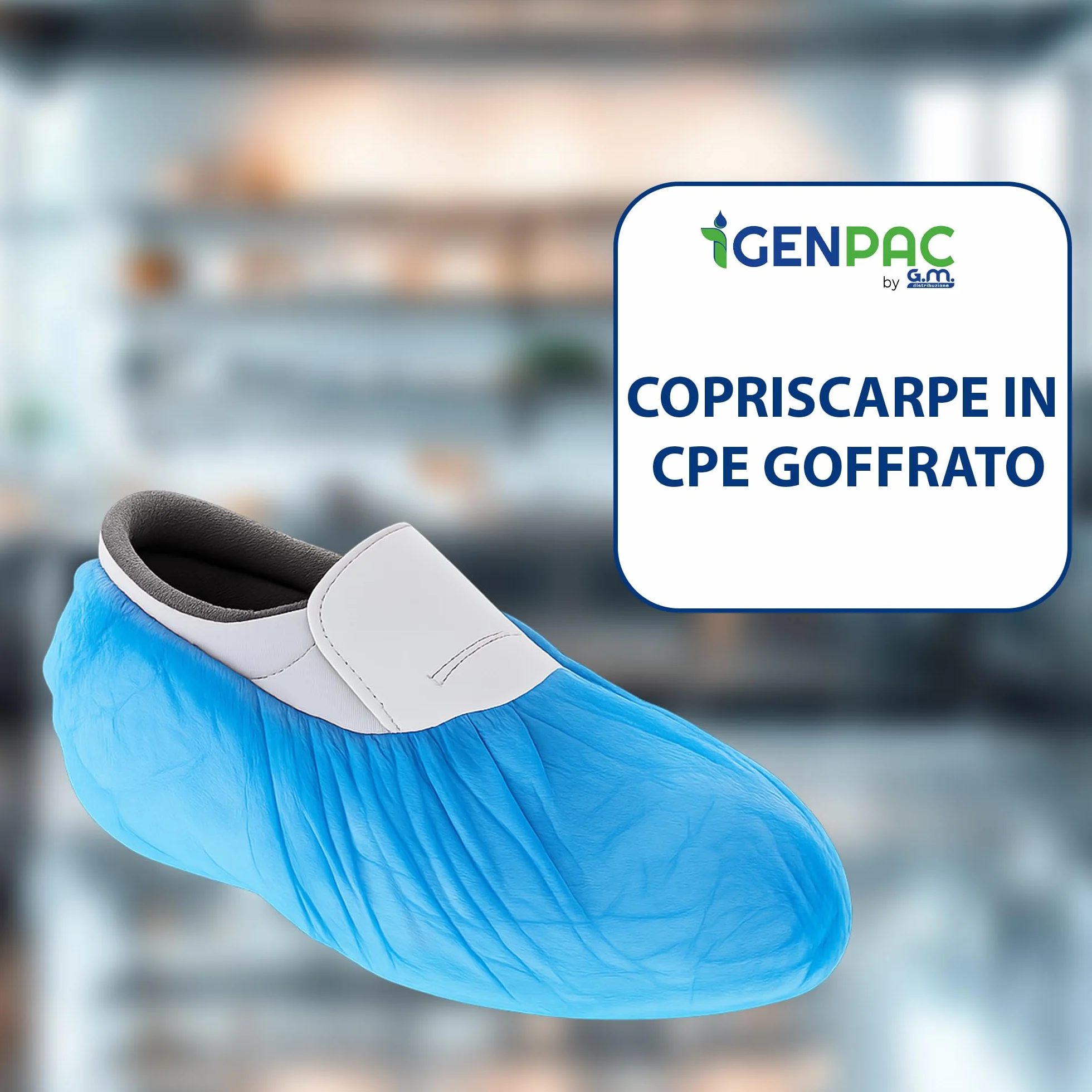 Kit Visitatore Monouso Bianco con Camice, Copriscarpe, Cuffia, Copribarba e Mascherina