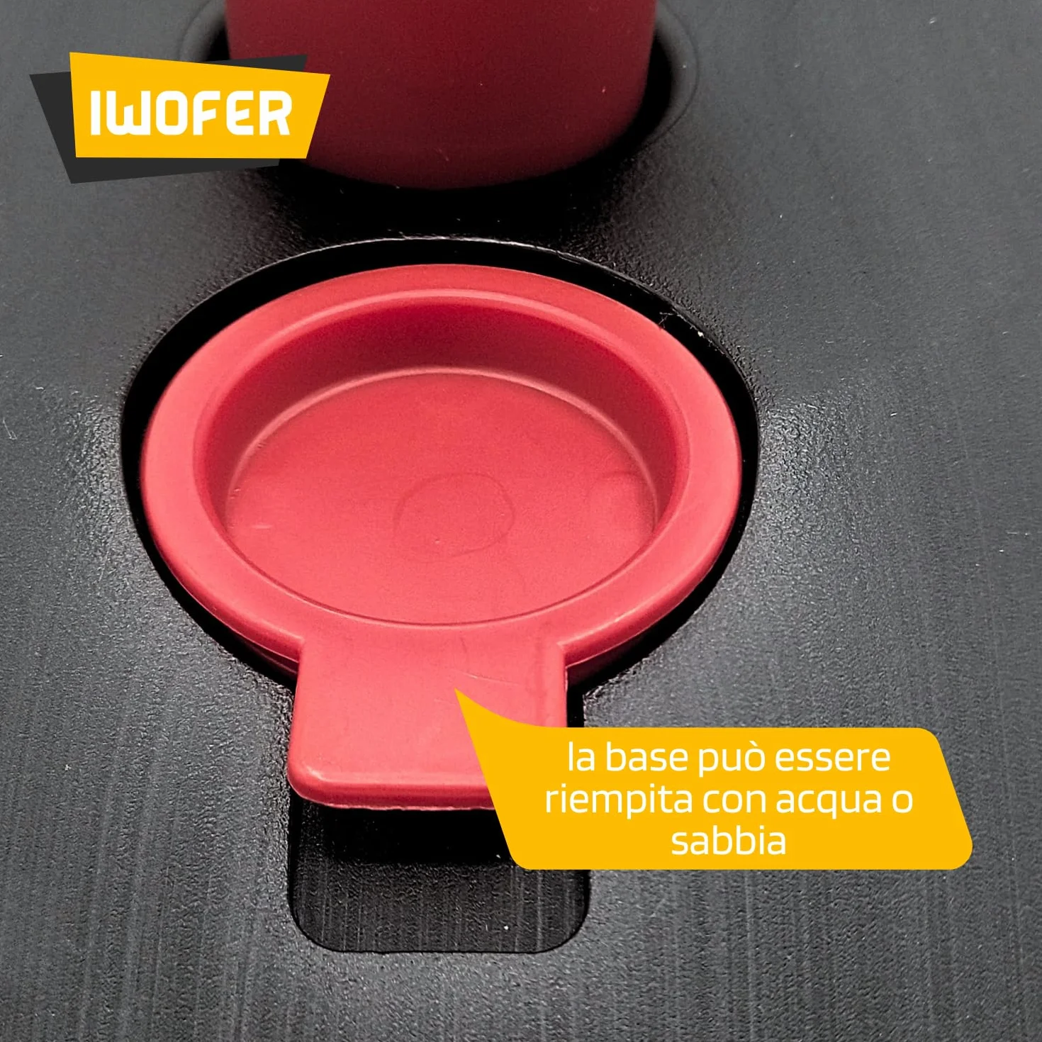 Paletti di Delimitazione con Catena 3m, Base Riempibile, Barriera di Sicurezza Bianca e Rossa per Cantieri