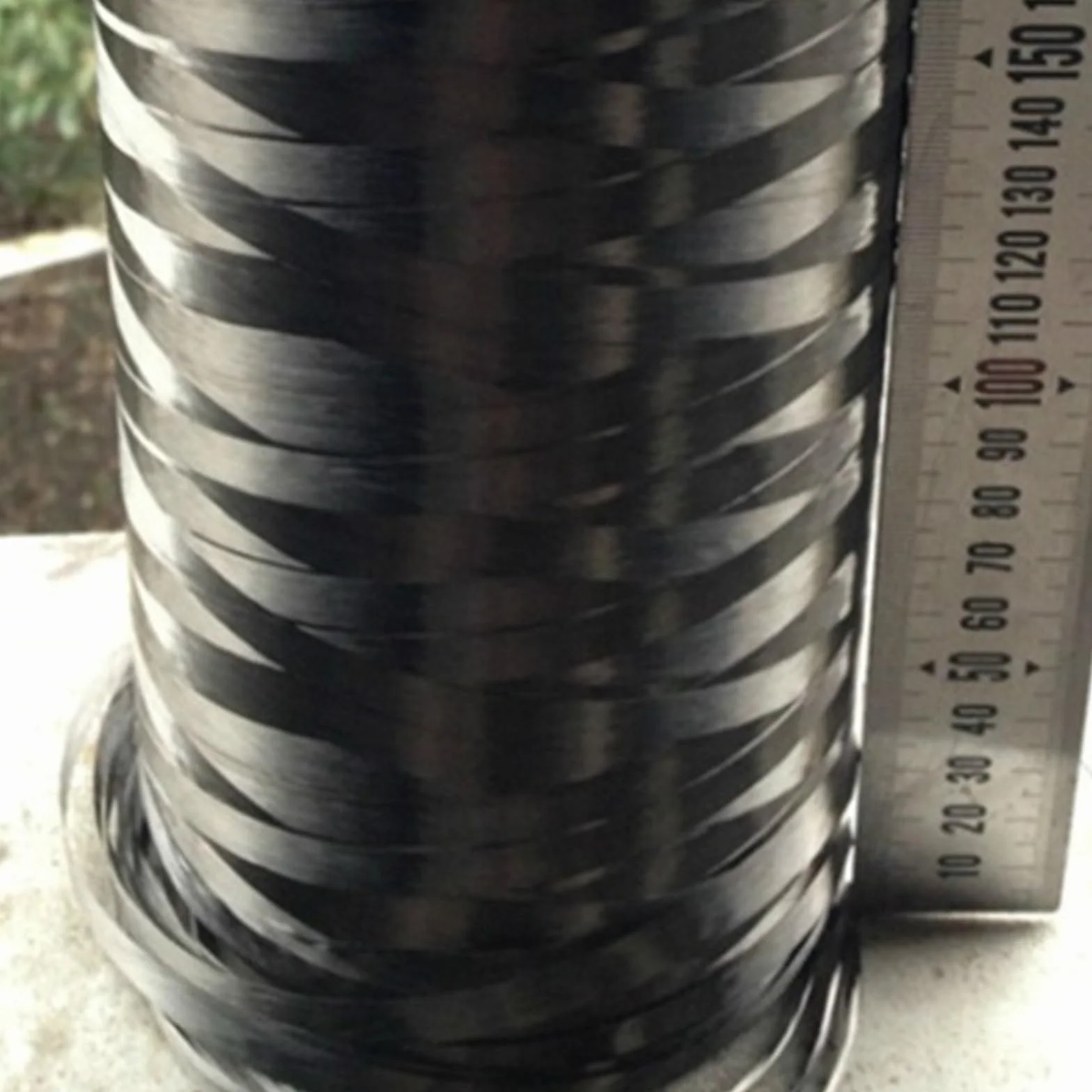 Filo in Fibra di Carbonio Nero, Linea Lunga, Lunghezza 30 m, 50 m, 100 m, 1K, 3K, 6K, 12K, 24K, 48K, 50K(12k 50m)