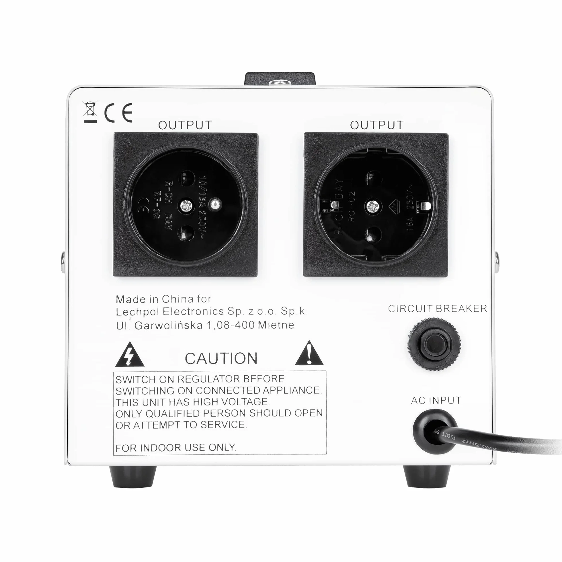Kemot URZ3426 - Regolatore di tensione automatico MSER-1000 (1000 VA, servomotor)