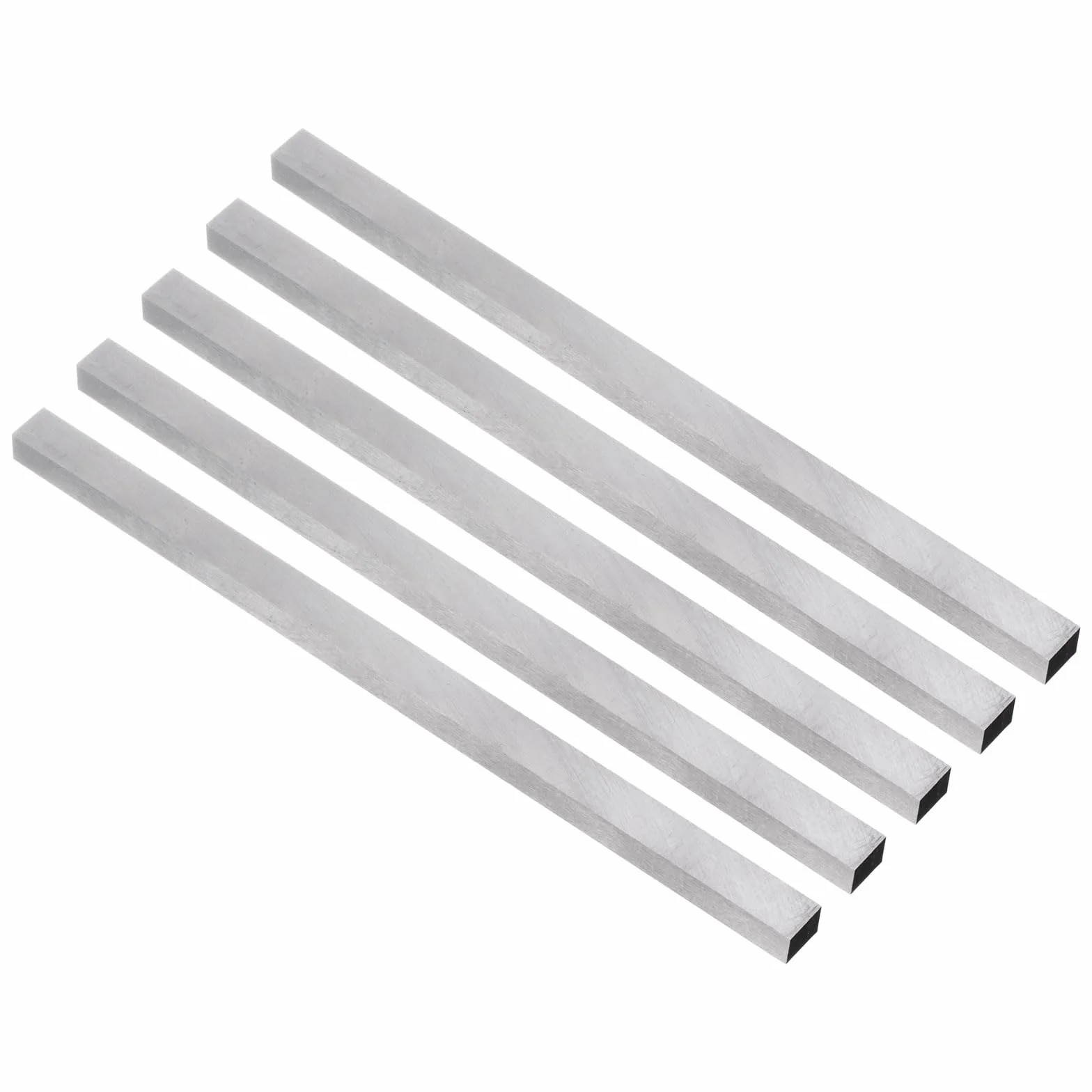 sourcing map Punta per tornio 8 mm x 10 mm x 200 mm, acciaio HSS, rettangolare, 5 pezzi