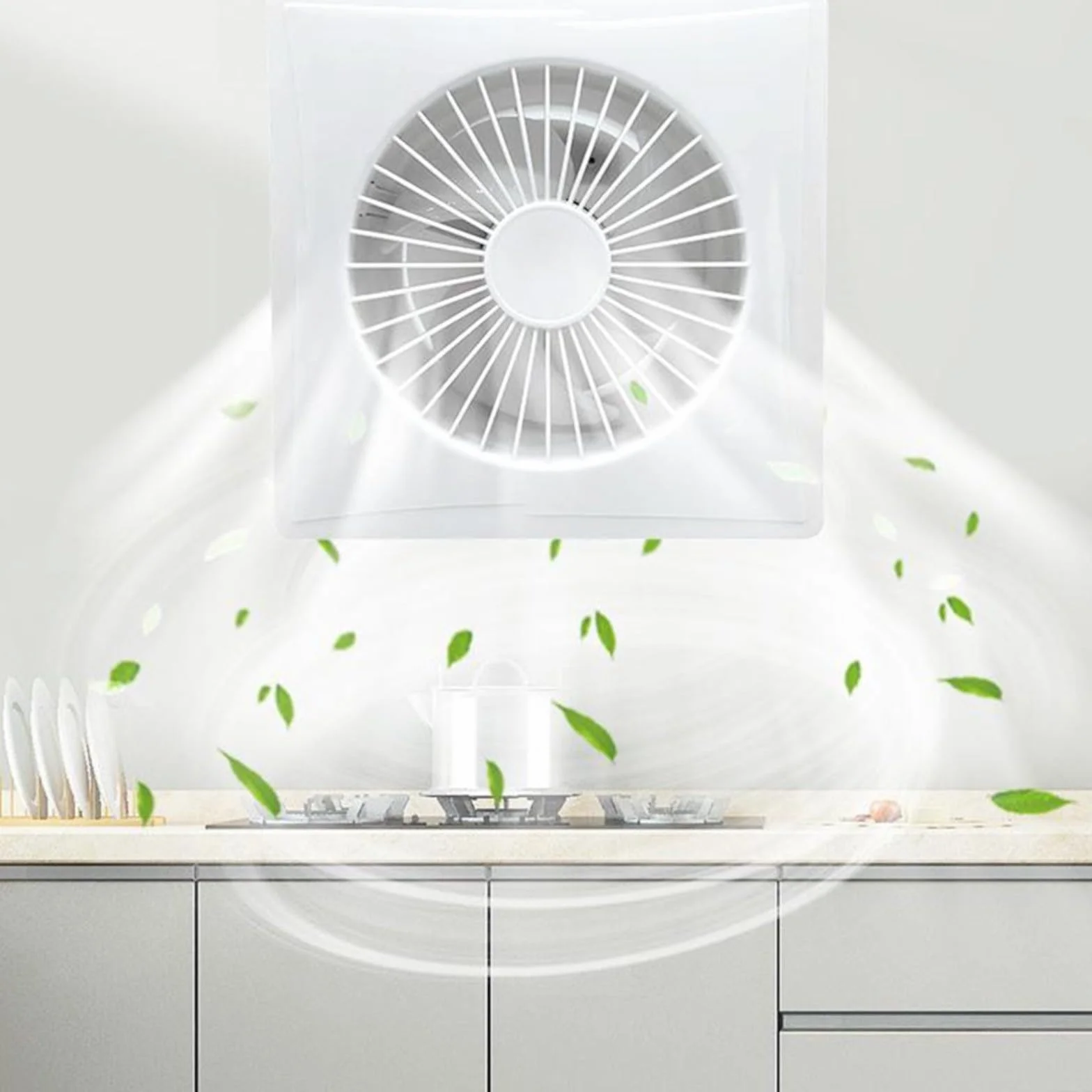 FACAIIO Pannello solare ventola 12V 8W anti-zanzare valvola di ritegno scarico per serre capannoni