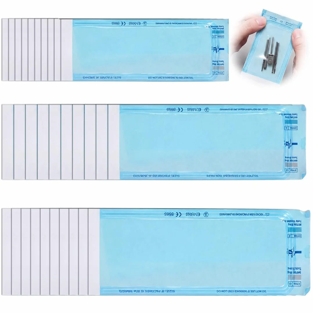 150 Pezzi Sacchetto Di Sterilizzazione, Buste Autosigillanti per Sterilizzazione, Buste Per Sterilizzazione, Per Strumenti Di Pulizia