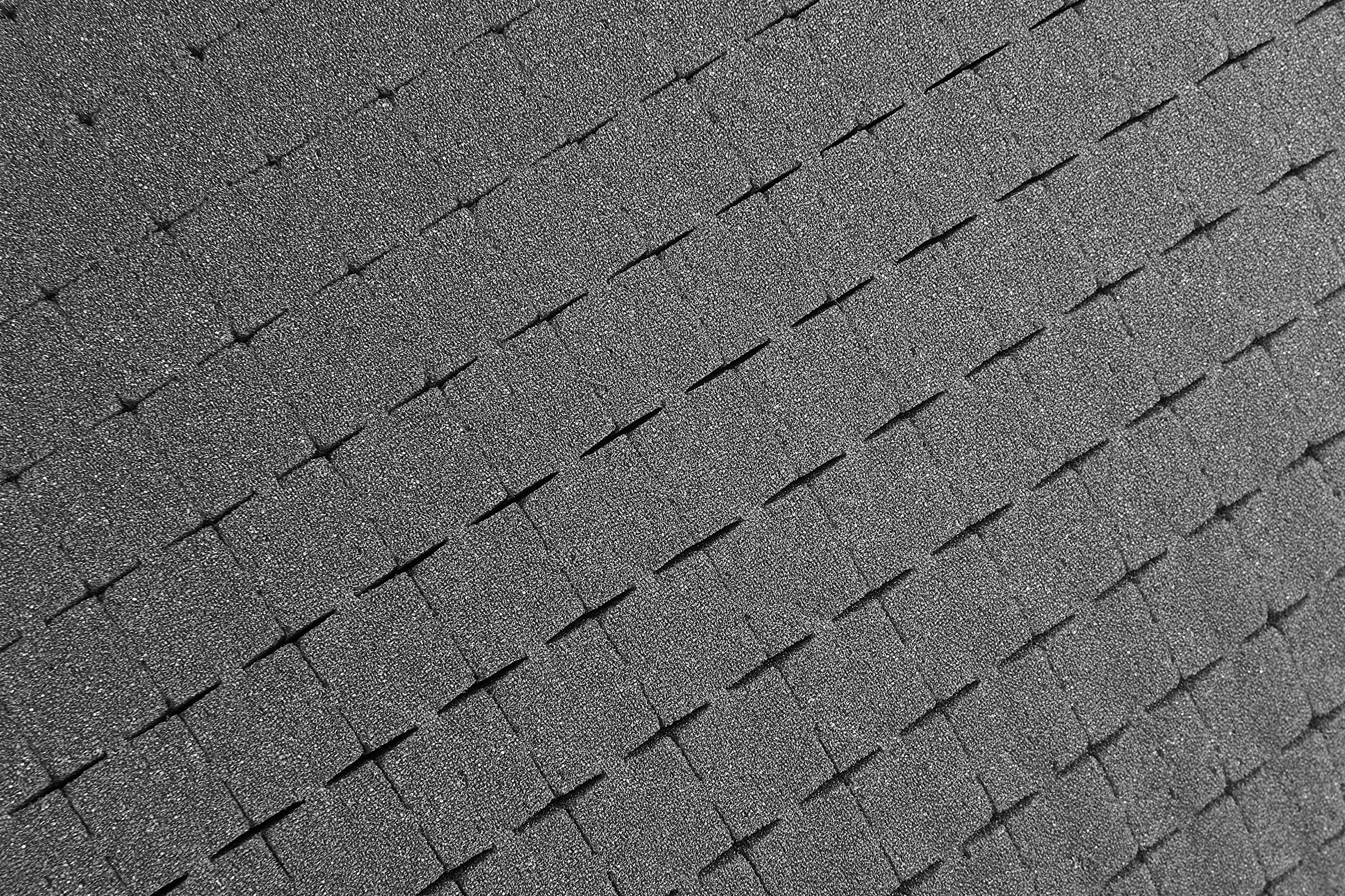 Pannelli di gommapiuma a cubetti per valigie per Attrezzi o valigie per Fotocamere 500mm x 350mm x 45mm (Quantità: 3)