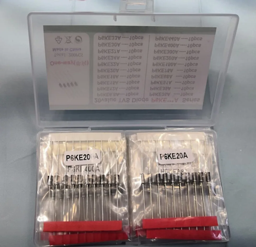 Kit diodi TVS P6KE6.8 A/CA 12-440V 200 PZ Transistor