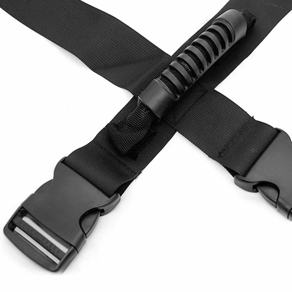 Cinghia per il trasporto con maniglia, cinghia regolabile da 156 cm per sollevare scatole pesanti, bagagli, generi alimentari e borse portaoggetti, cintura portatile stile H per spostamenti sicuri e