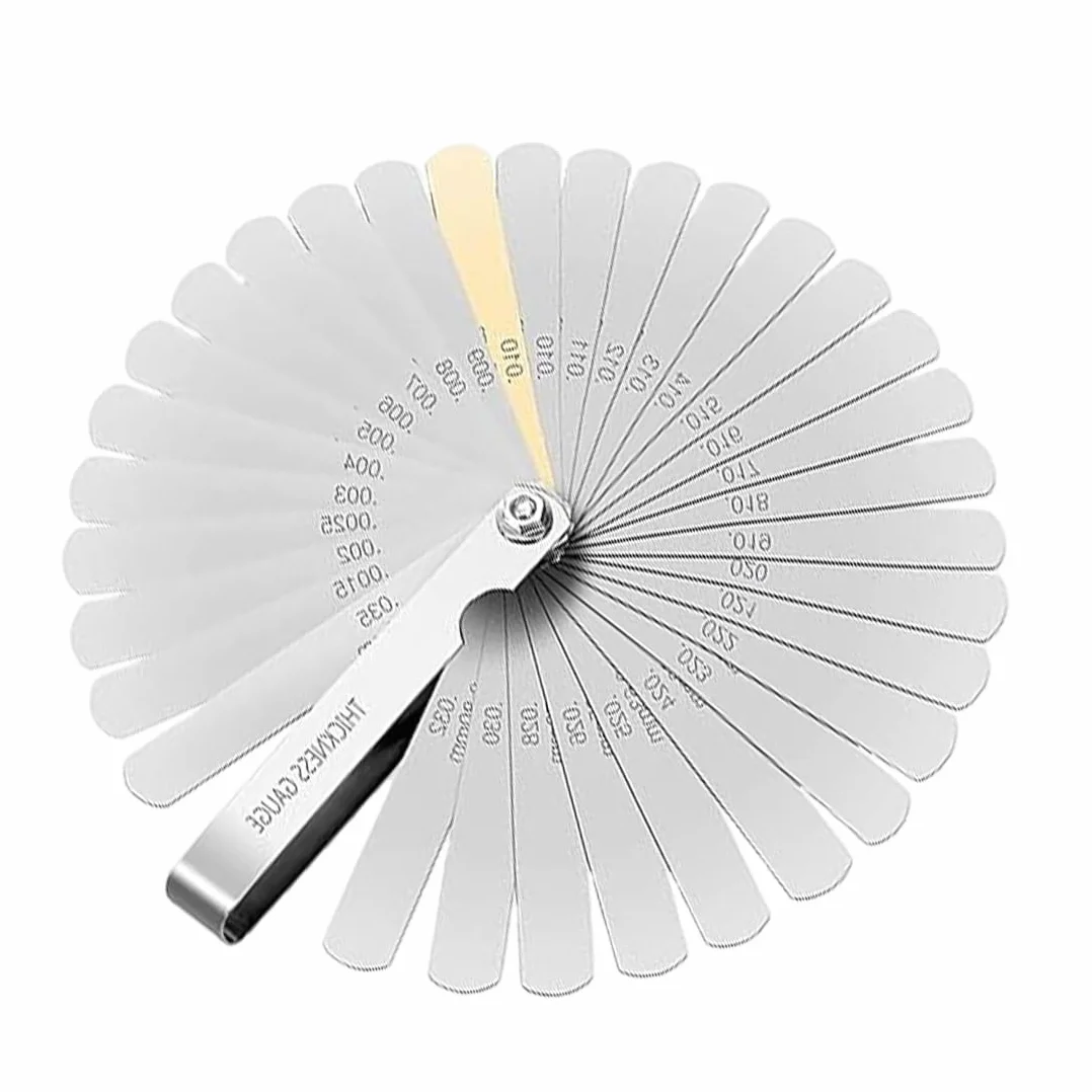 KYLOS 32 Lamine per Misurazione Spessori 0.03-1.00mm - Spessimetro a Lamelle in Acciaio Inossidabile