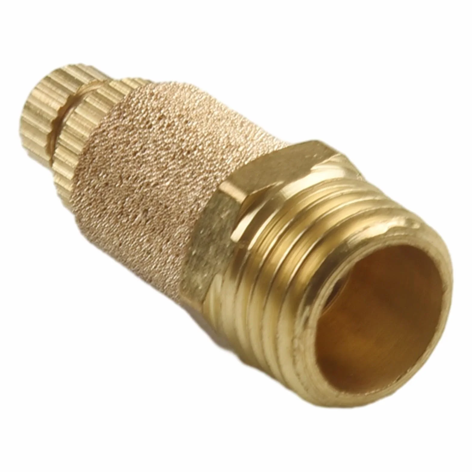 Silenziatore pneumatico regolabile in ottone 1,5 MPa 120 °C 1/4