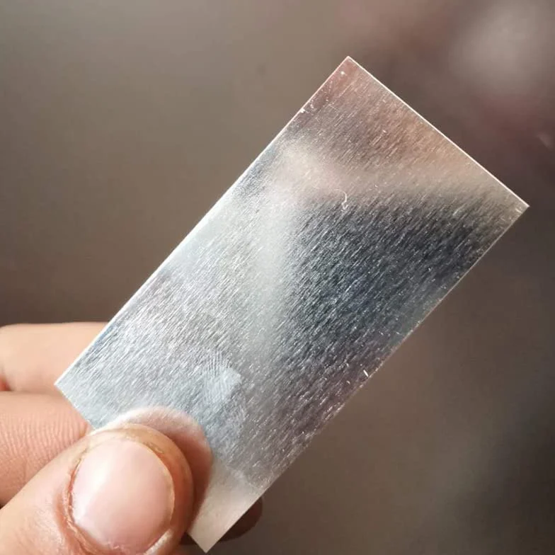 Foglio di stagno 1000x200x0.1mm