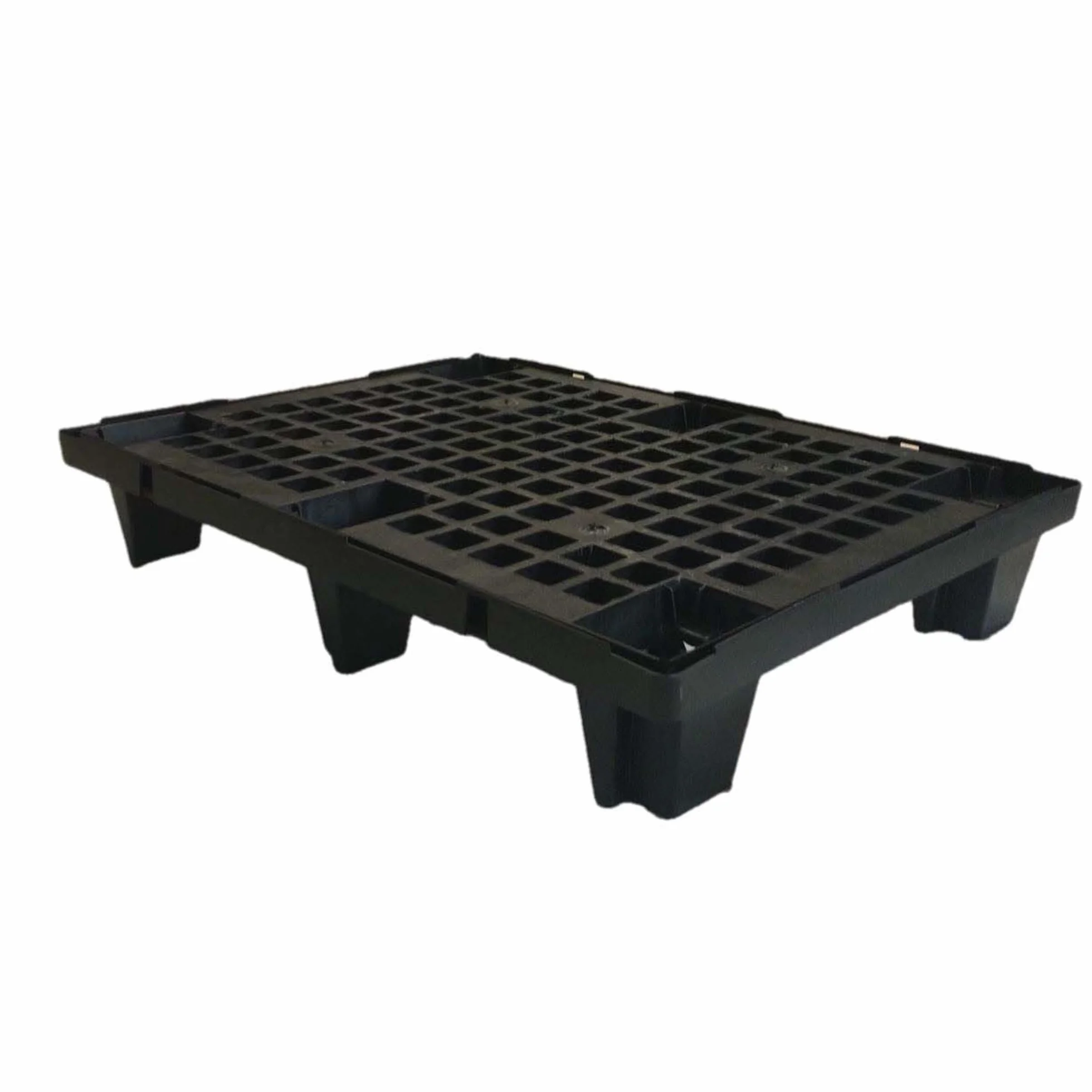 Colleoni.EU - Semi Pallet 1/2 Bancale in Polipropilene Ecologico (PP) - Bancale da Esterno e Interno Pedana Incastrabile e Inforcabile su 4 Lati Made in Italy 60x80 cm