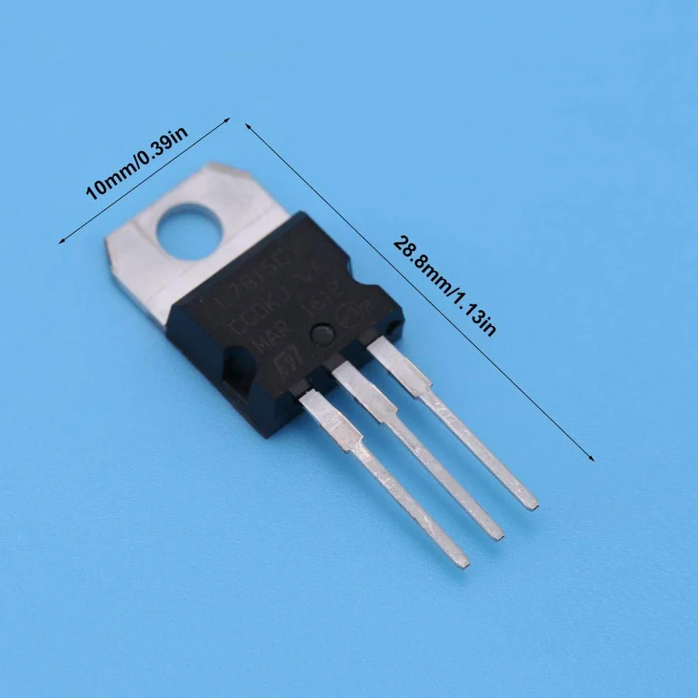 40Pcs 12 Valori Set Assortimento Transistor Potenza, Kit Transistor Triodo JFET 7805 7809 7812 7815 7905 7912 7915 LM317