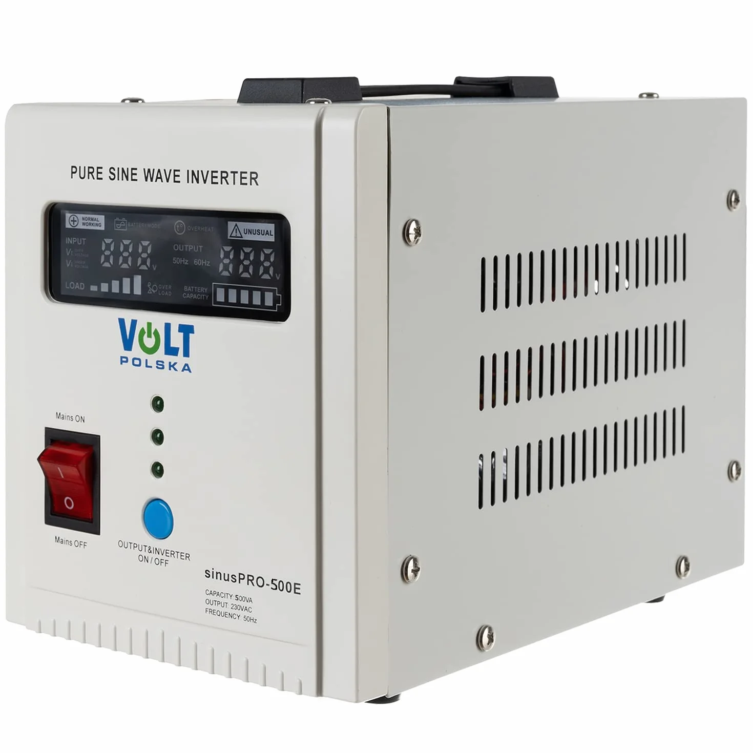Volt – Off – Griglia Inverter della Charger Inverter sinuspro-500E 12 V/240 V AVR UPS