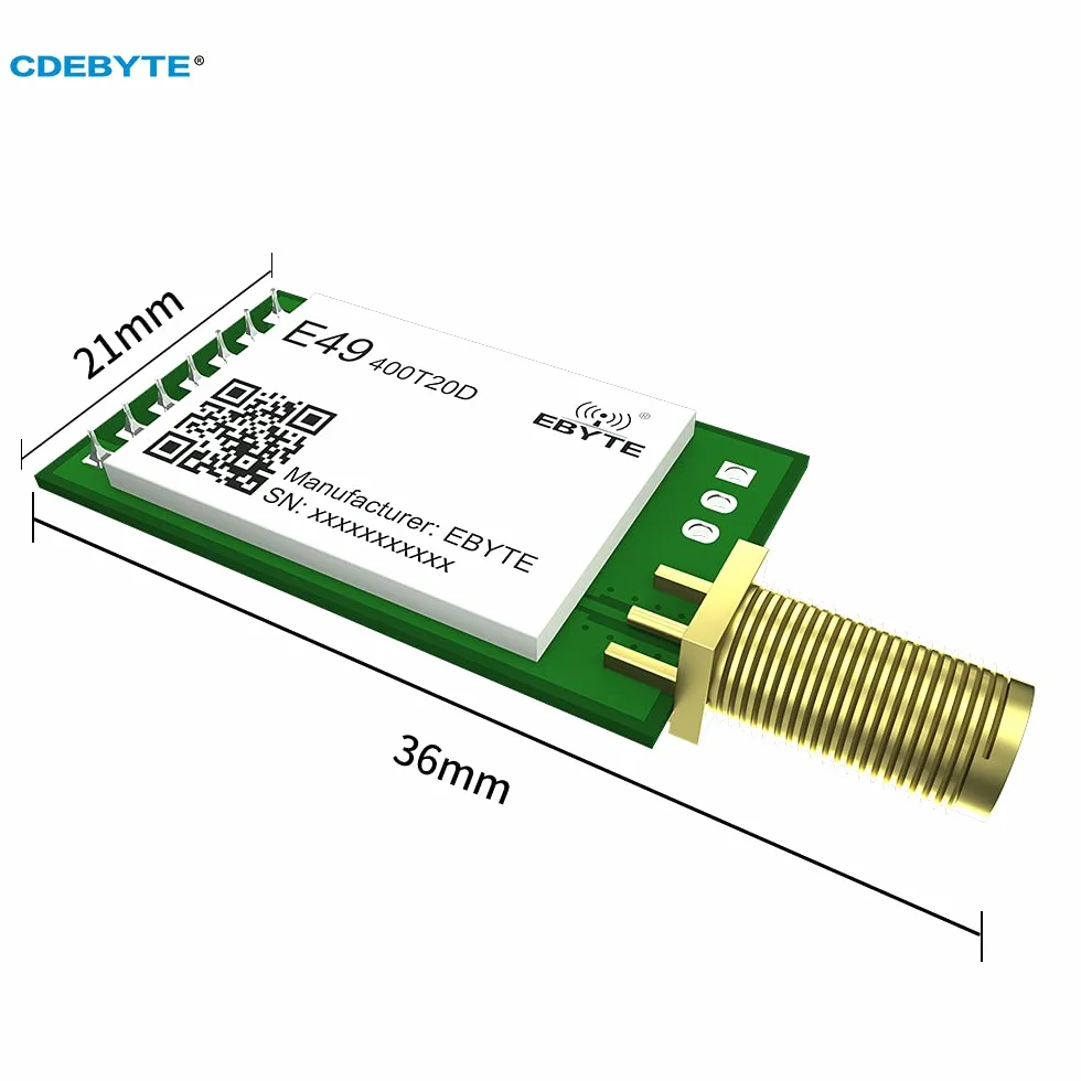 Modulo wireless E49-400T20D UART Porta seriale 433MHz 470MHz 20dBm Ricetrasmettitore RF a lungo raggio